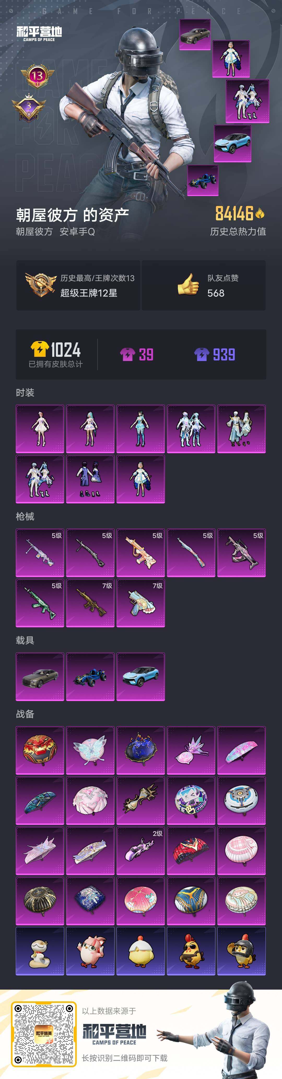 HPQM4133192和平精英账号详情图8