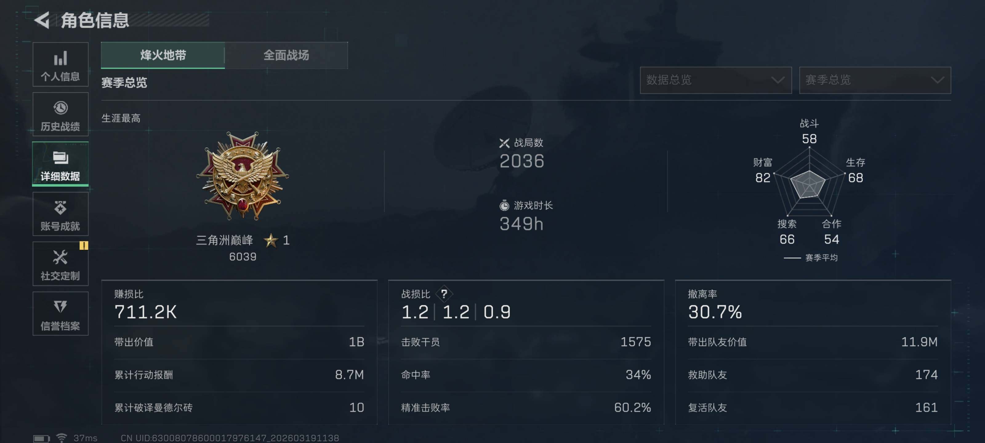 SJZQM473692三角洲行动账号详情图7