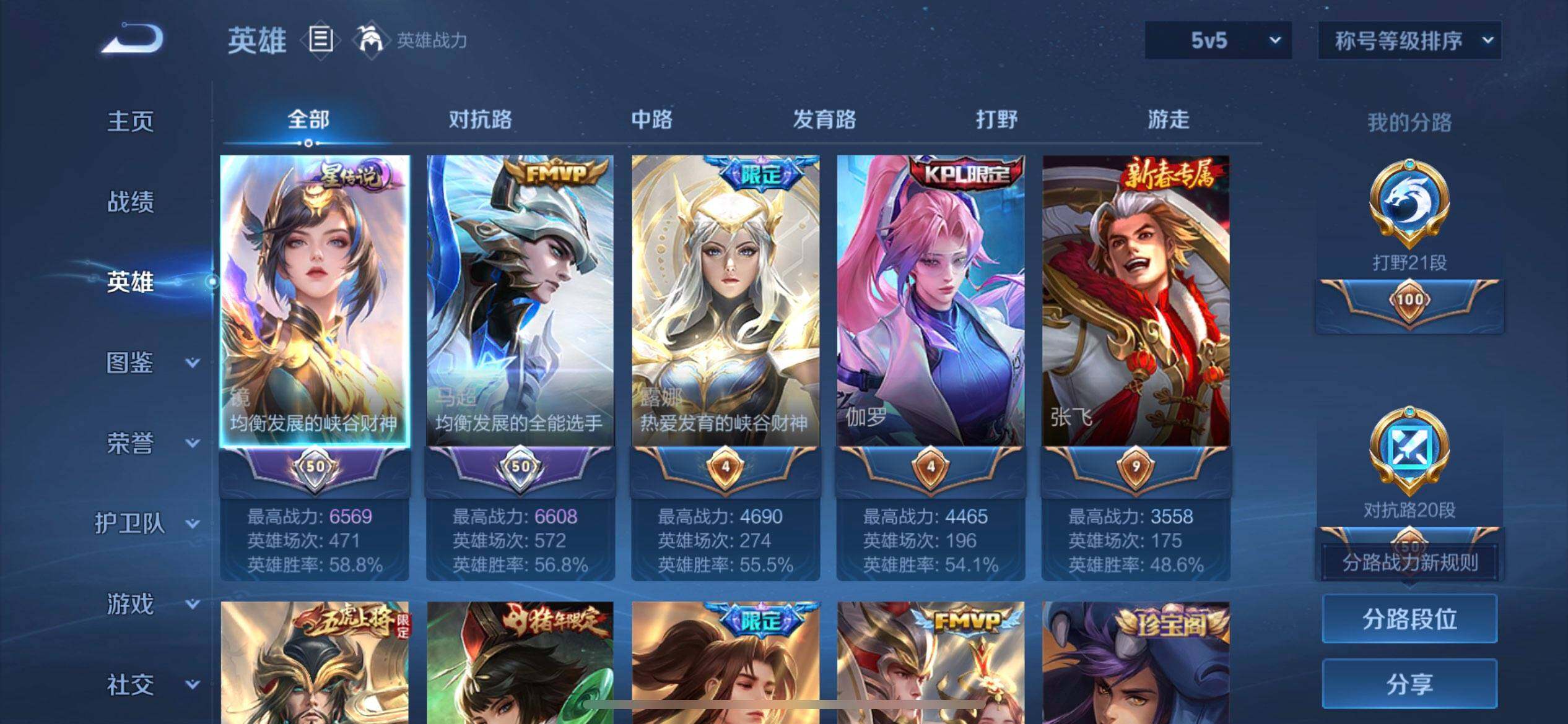 WZQM4254304王者荣耀账号详情图6