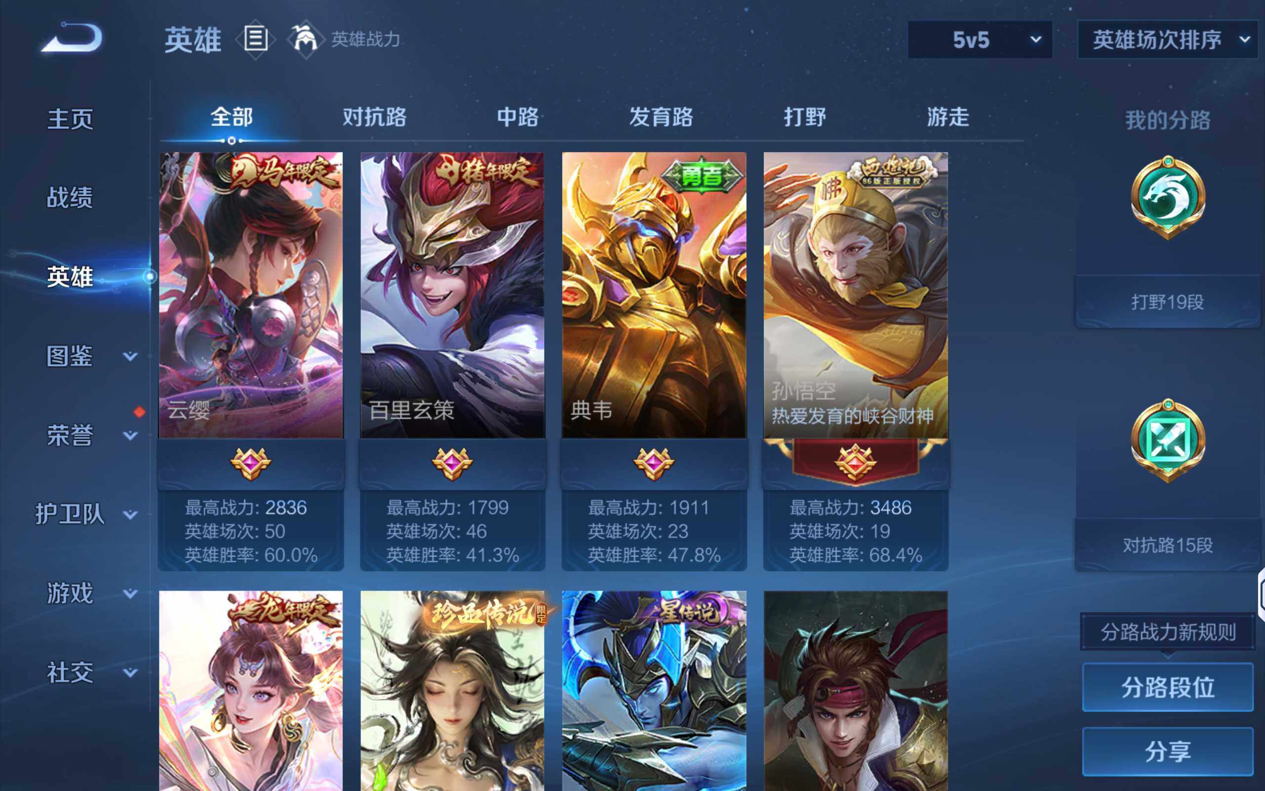 WZQM4239920王者荣耀账号详情图6