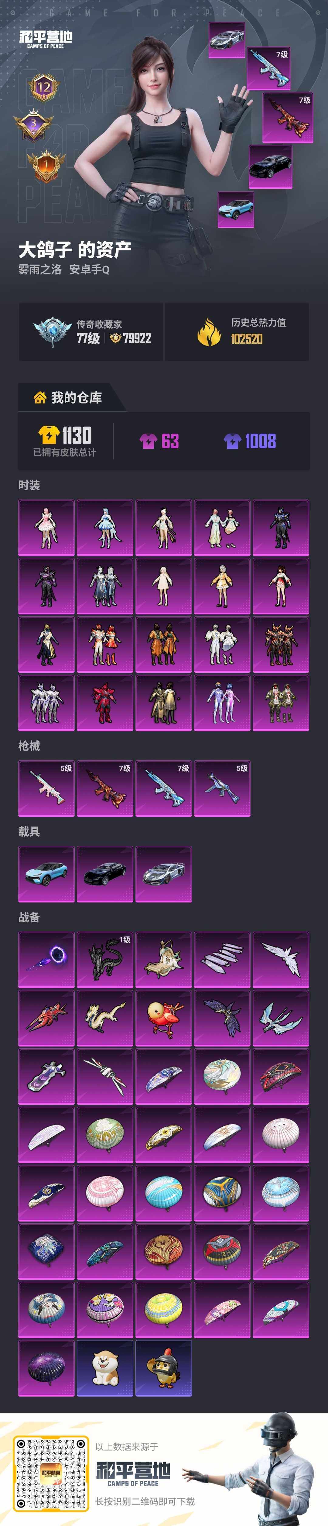 HPLX4137672和平精英账号详情图2 HPLX4137672和平精英账号详情图2