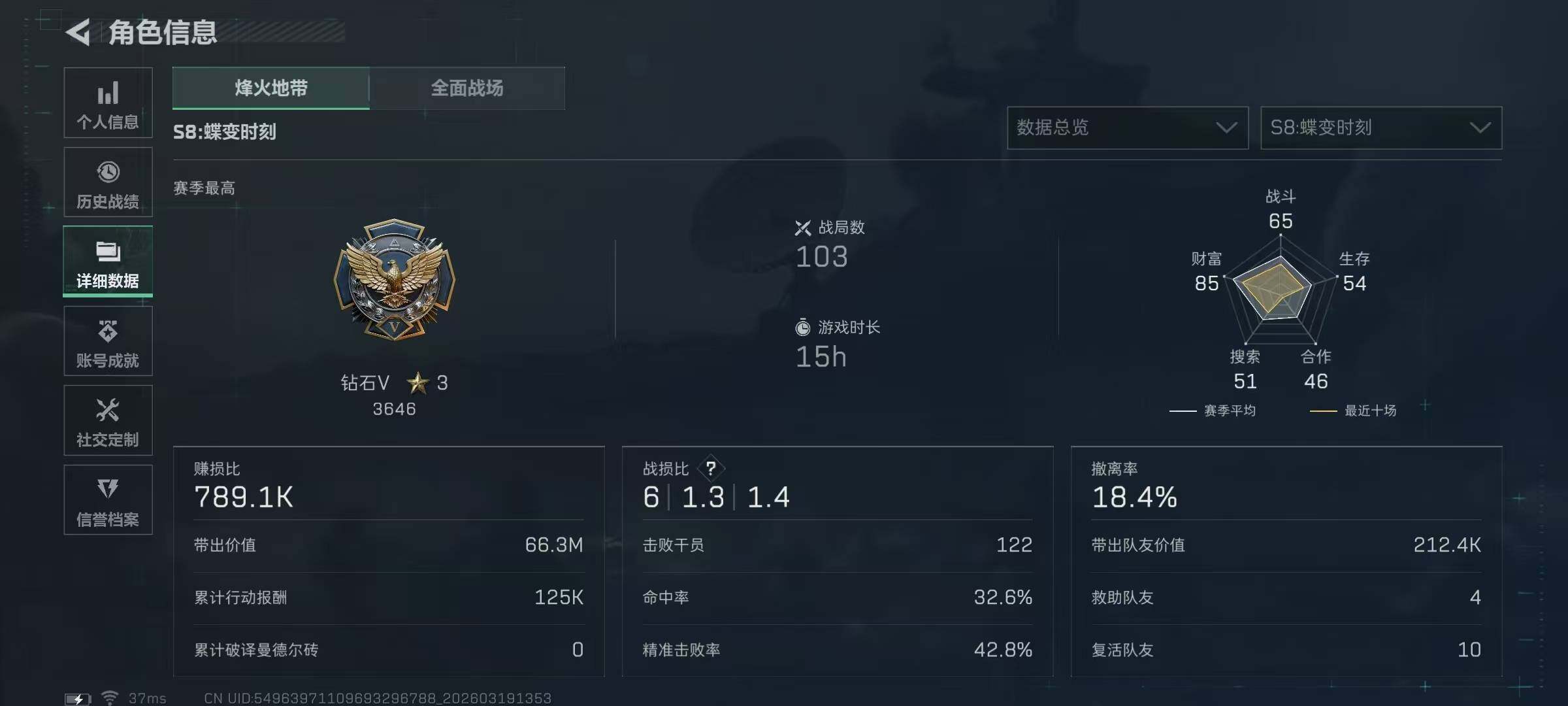 SJZEY474533三角洲行动账号详情图4 SJZEY474533三角洲行动账号详情图4