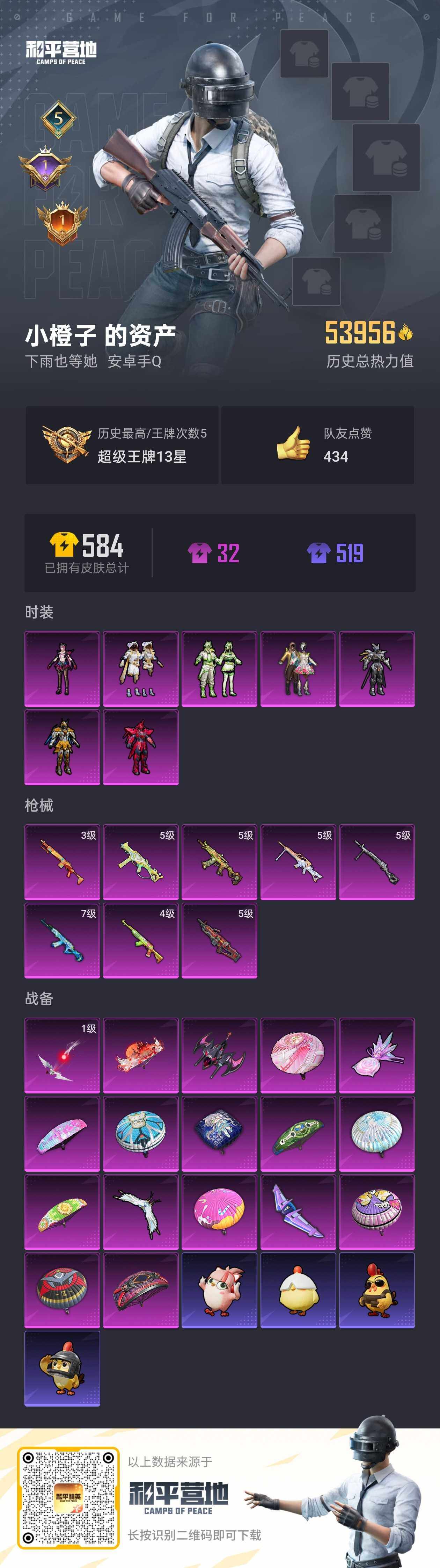 HPLX4137787和平精英账号详情图2 HPLX4137787和平精英账号详情图2