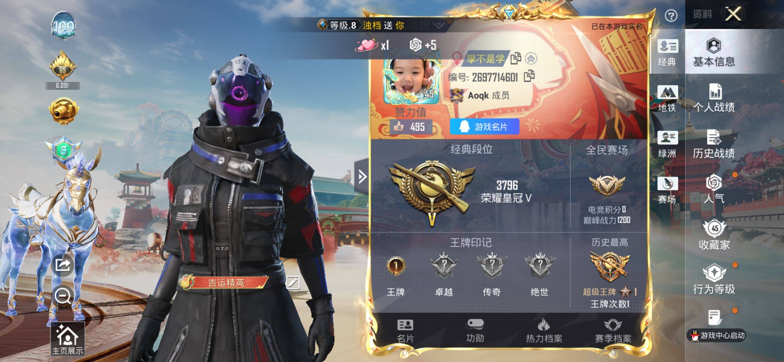 HPCMW4138116和平精英账号详情图2