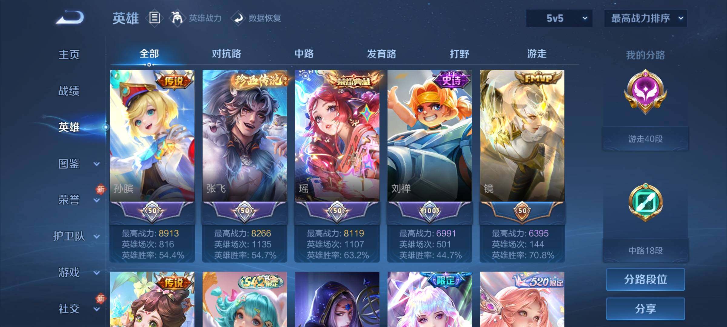 WZCMY4244223王者荣耀账号详情图3 WZCMY4244223王者荣耀账号详情图3