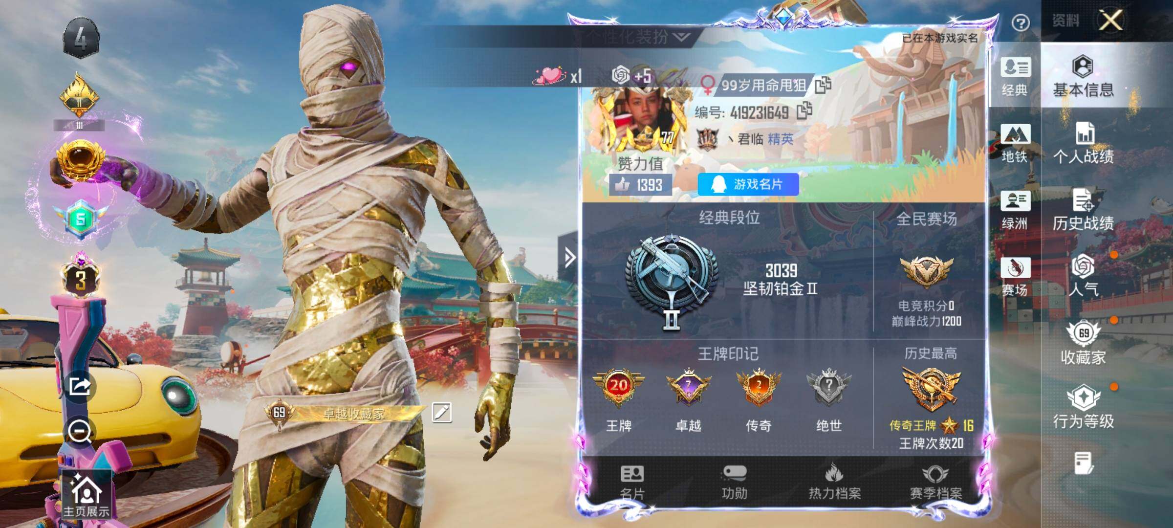 HPCMW4141190和平精英账号详情图2