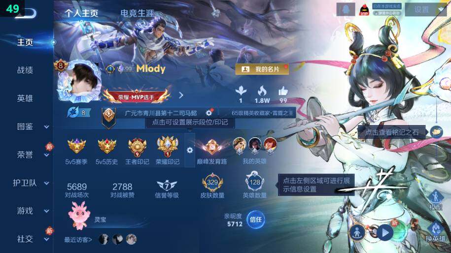 WZLE4242871王者荣耀账号详情图8