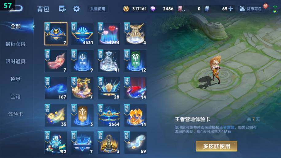 WZLE4242871王者荣耀账号详情图14