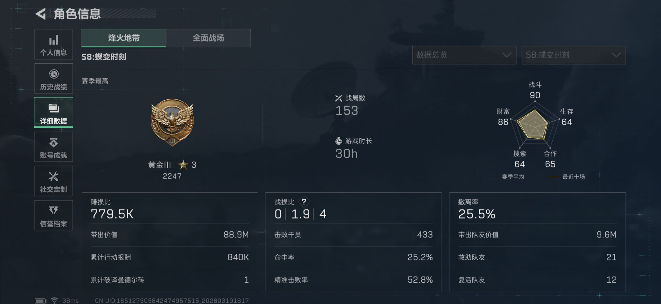 SJZQM473942三角洲行动账号详情图16