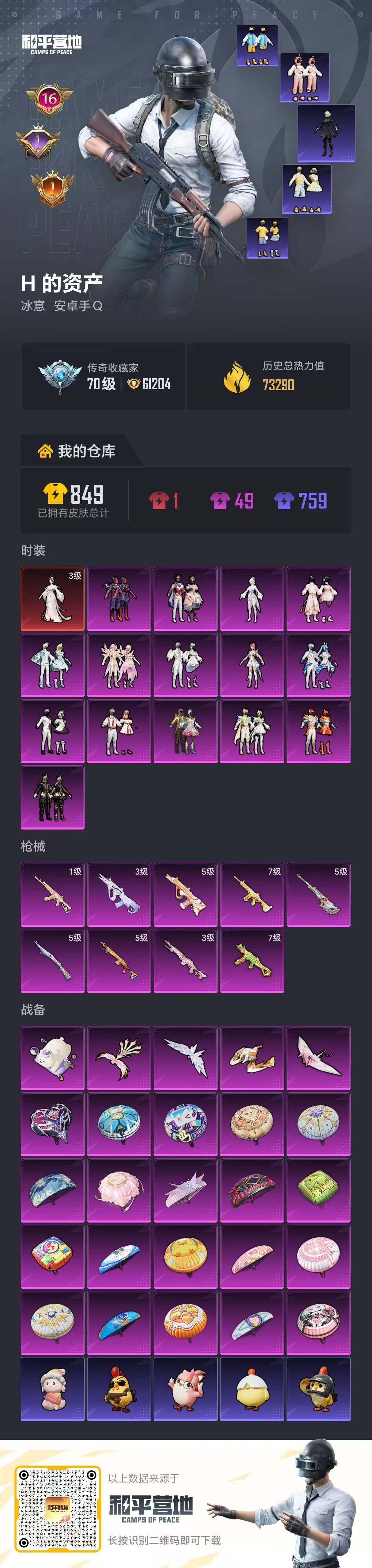 HPCMW4138609和平精英账号详情图15 HPCMW4138609和平精英账号详情图15