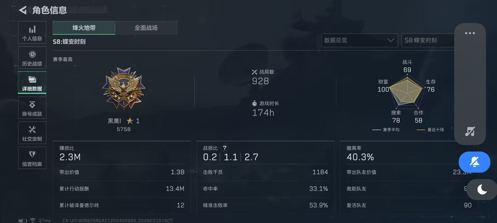 SJZQM473927三角洲行动账号详情图18