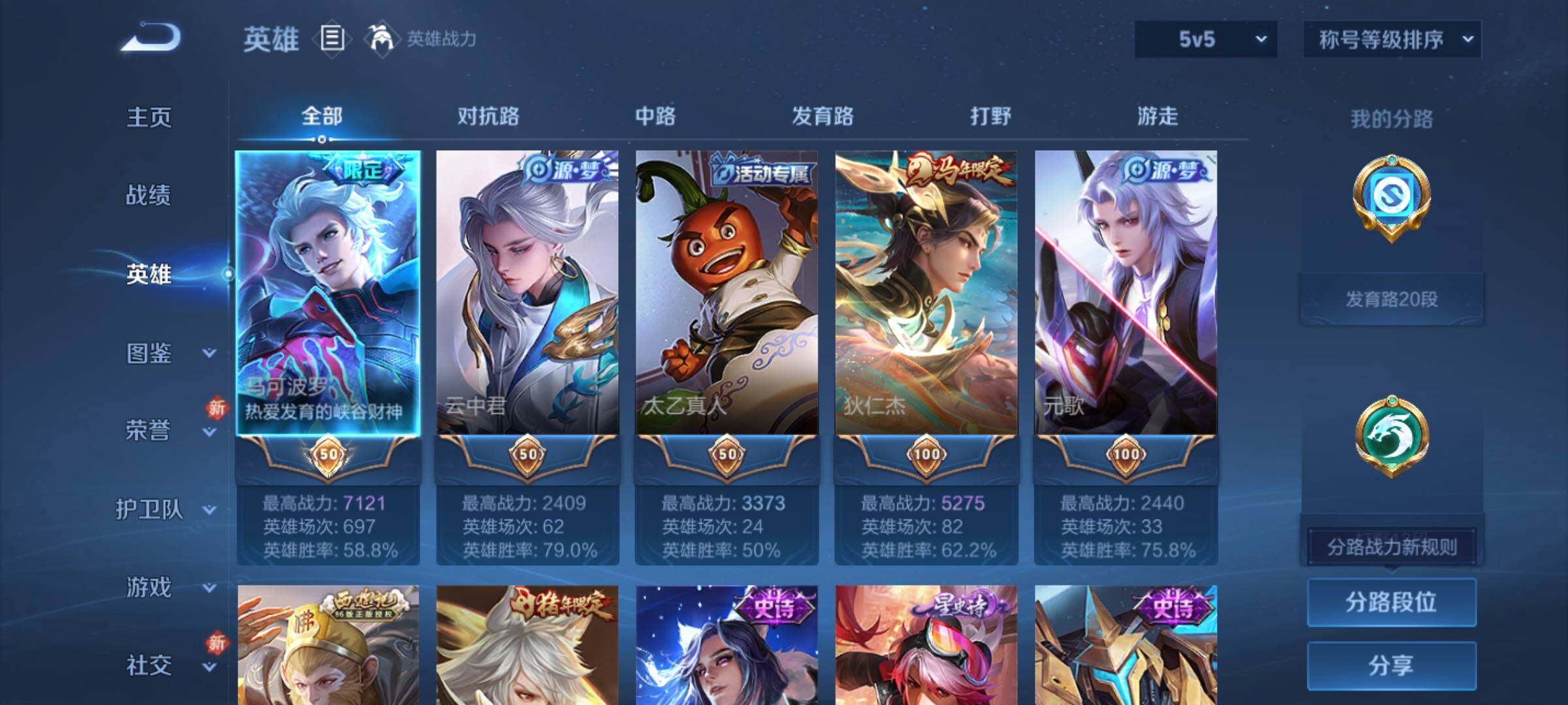 WZLX4241071王者荣耀账号详情图3