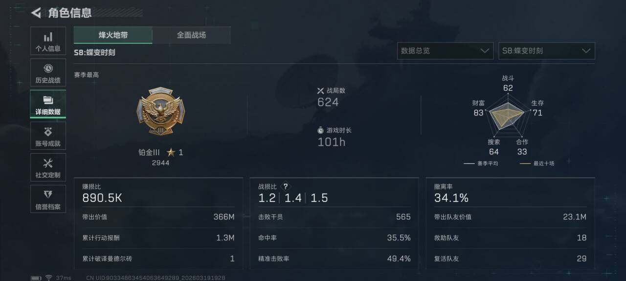 SJZEY474904三角洲行动账号详情图8