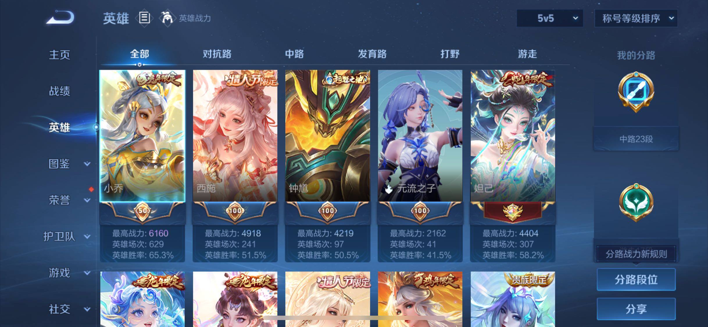 WZLX4244250王者荣耀账号详情图3