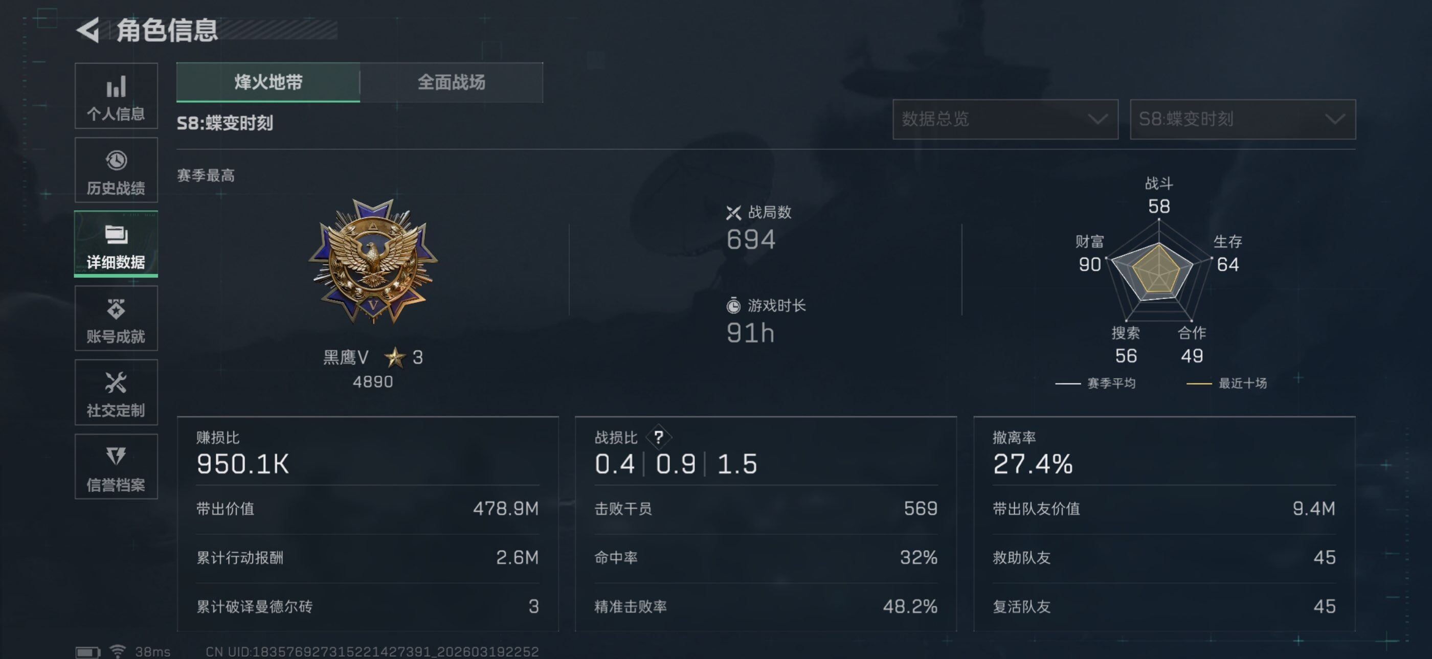 SJZQM474054三角洲行动账号详情图20