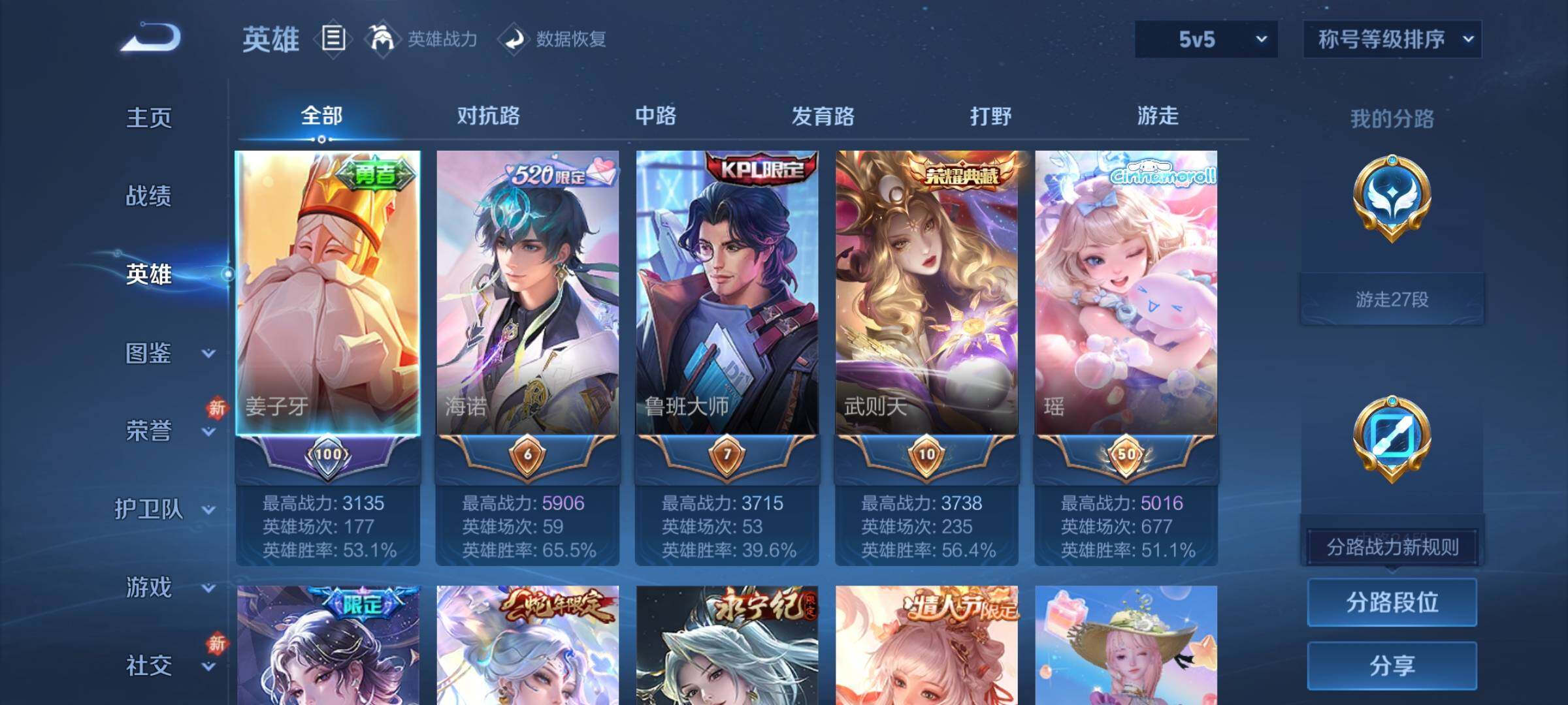 WZLX4244128王者荣耀账号详情图3