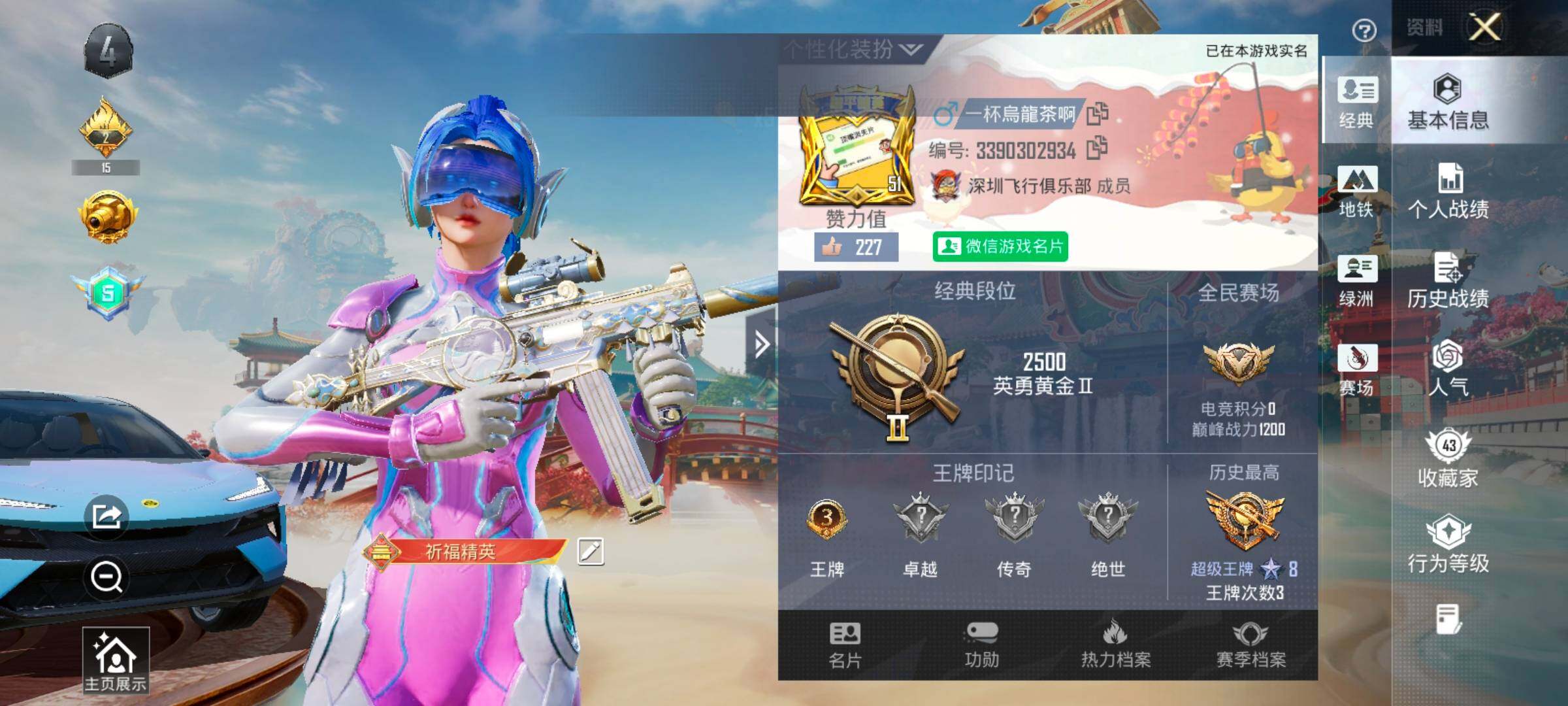 HPLX4165152和平精英账号详情图2 HPLX4165152和平精英账号详情图2