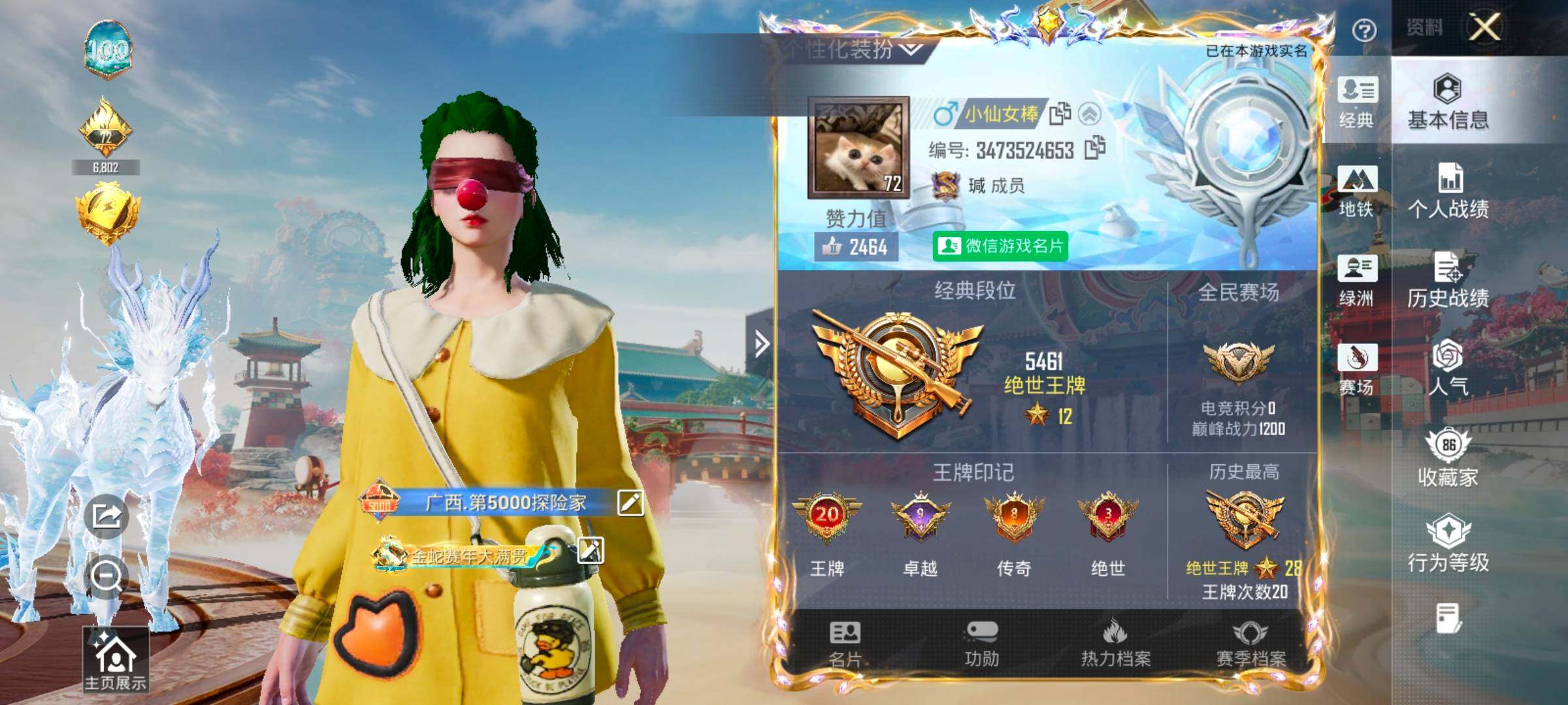 HPLX4165148和平精英账号详情图2