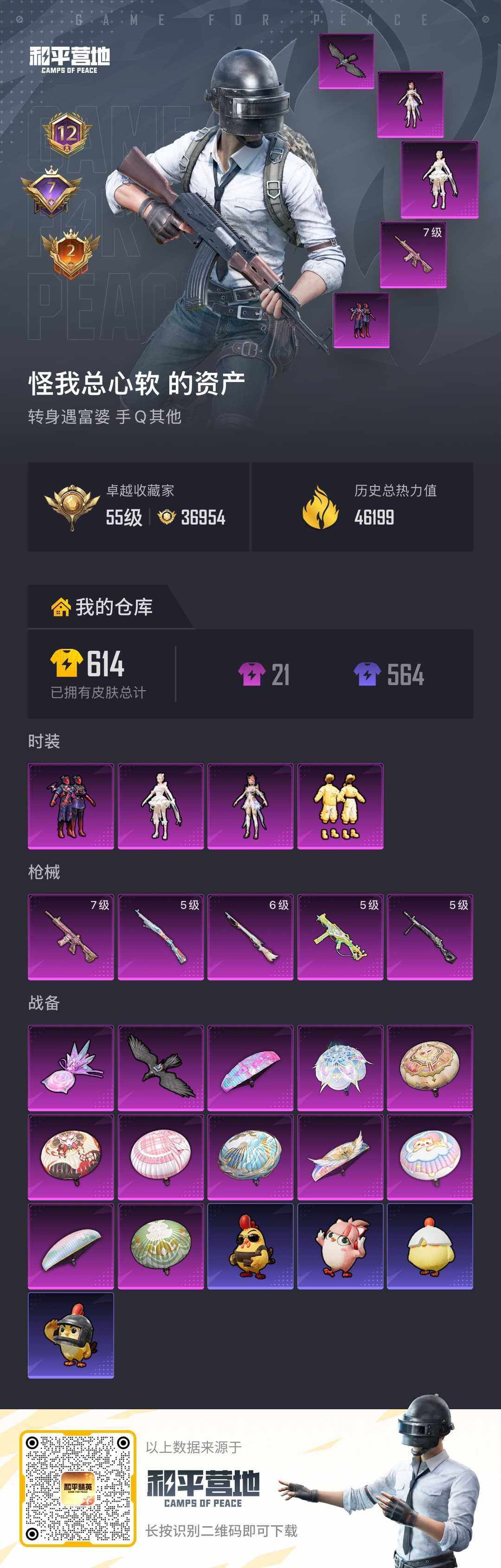 HPLE4137380和平精英账号详情图2