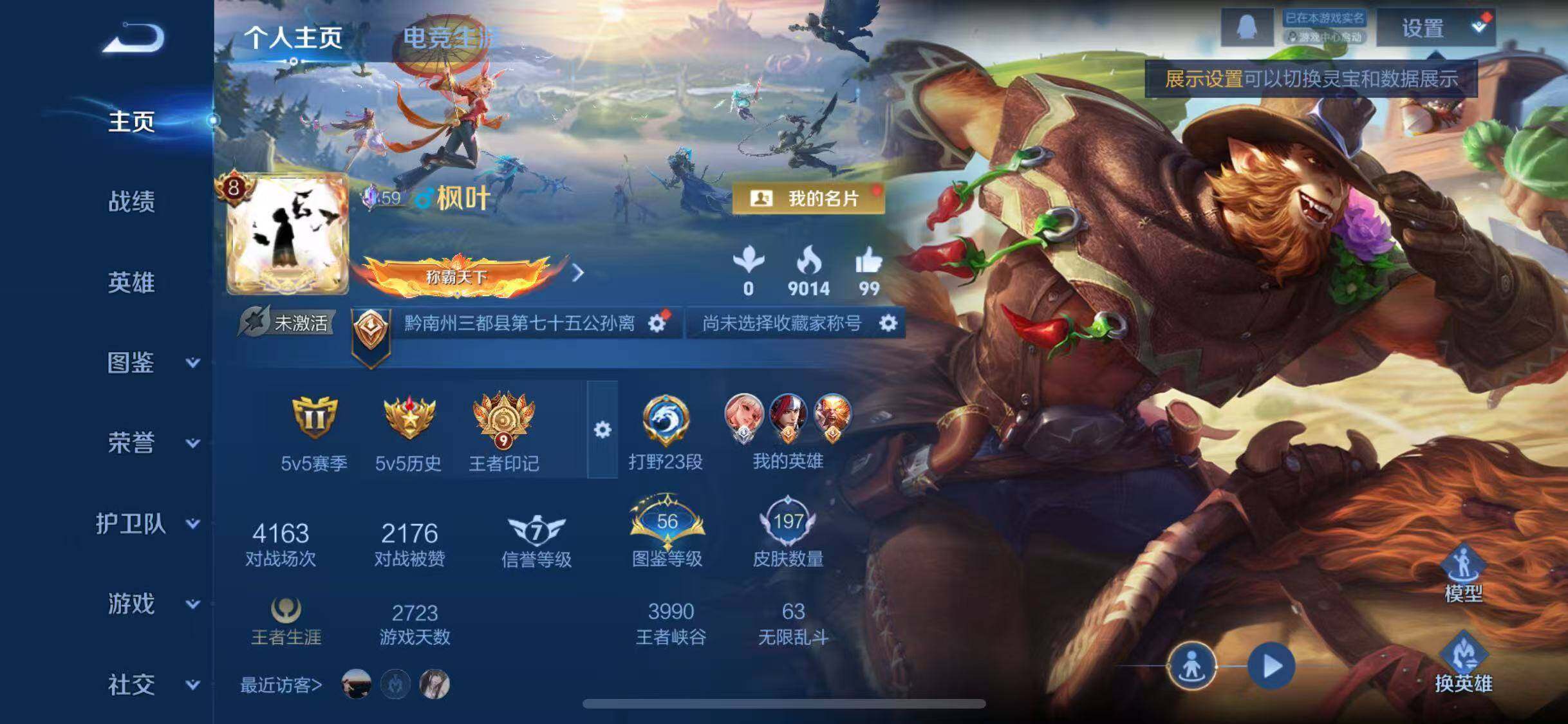 WZLX4243617王者荣耀账号详情图2