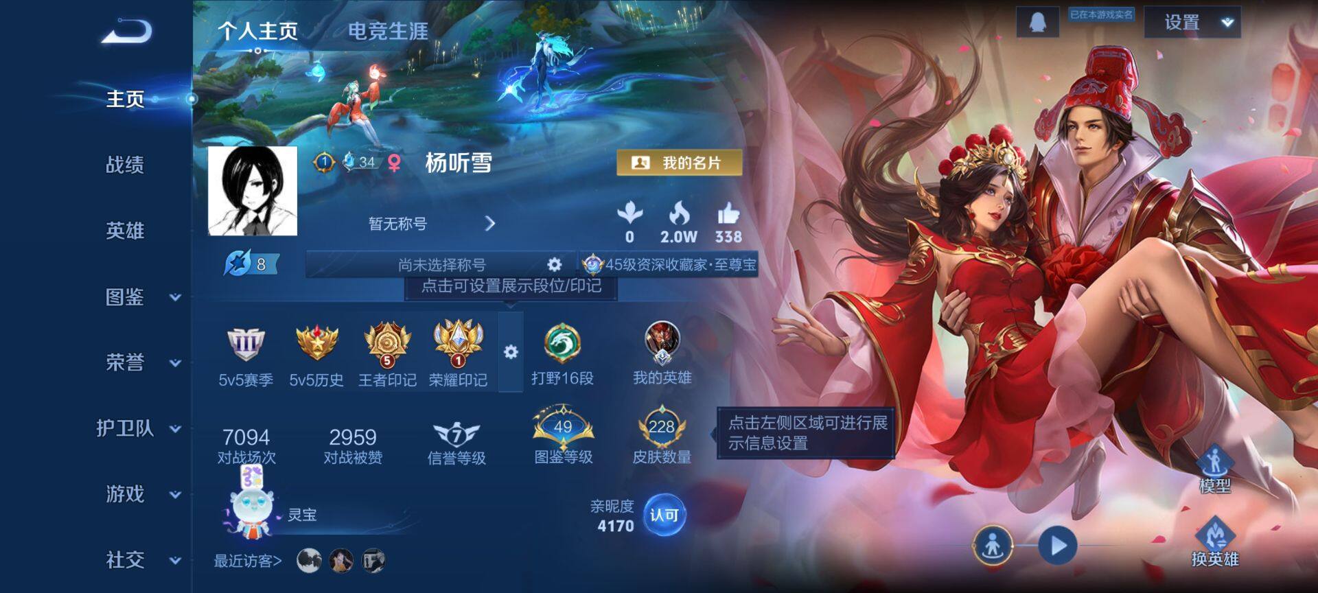 WZQM4243384王者荣耀账号详情图3