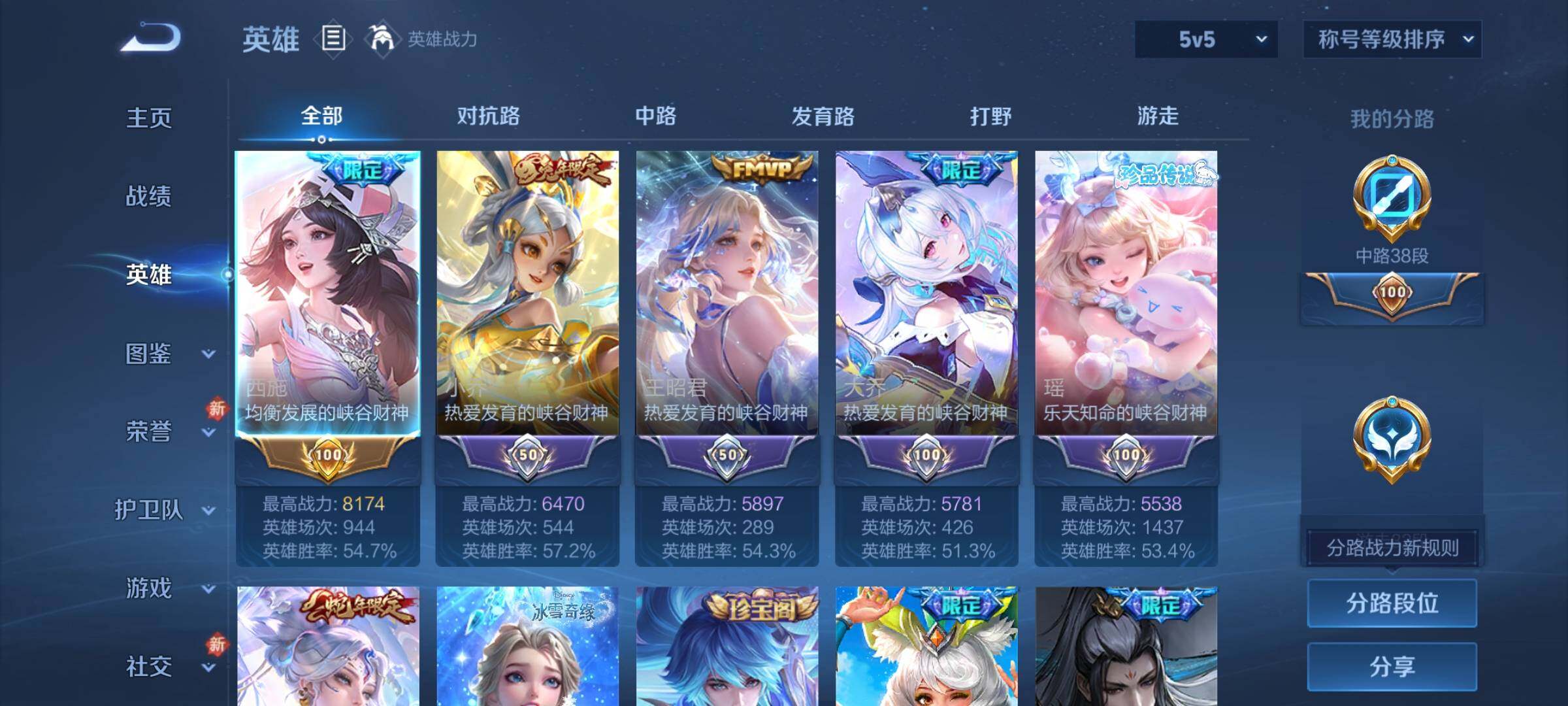 WZLX4244136王者荣耀账号详情图3