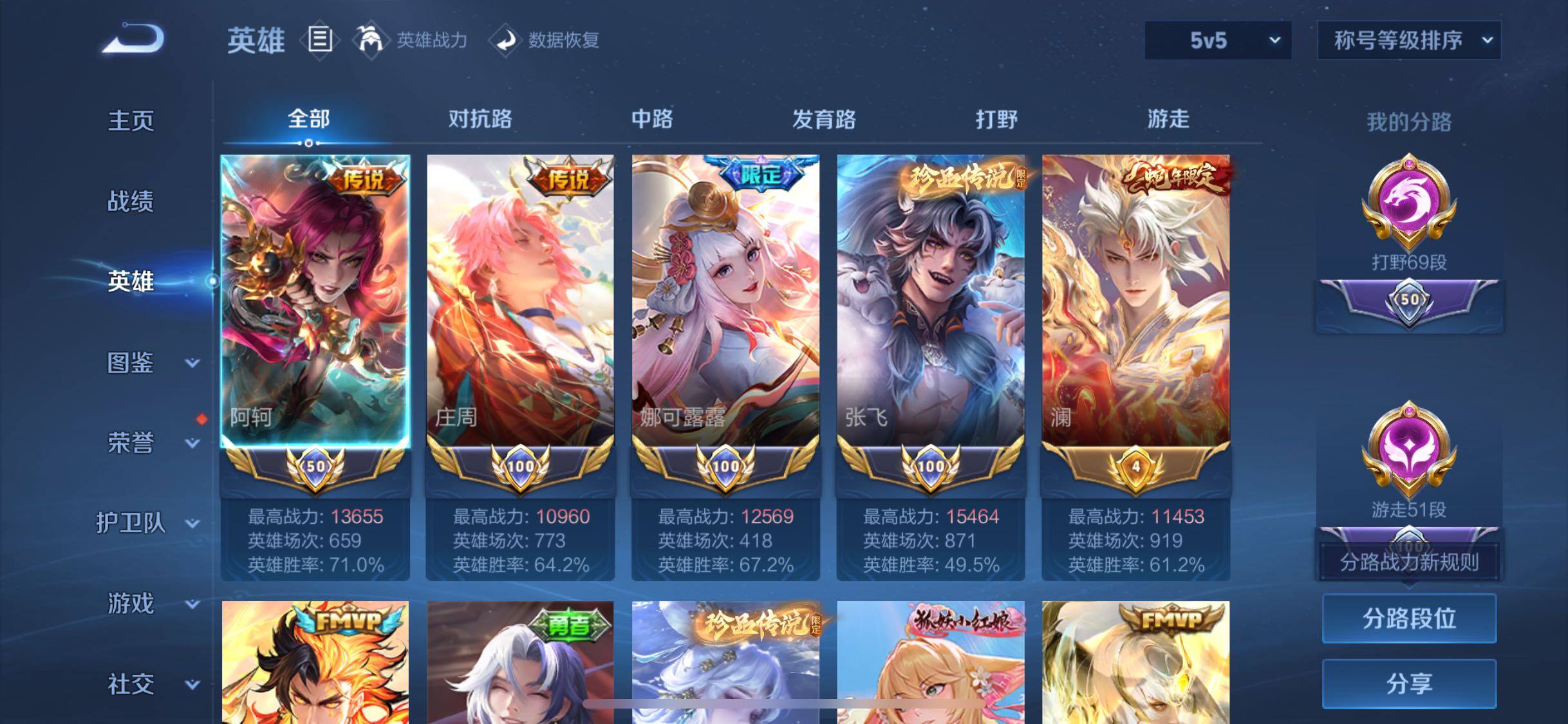 WZLX4244138王者荣耀账号详情图3