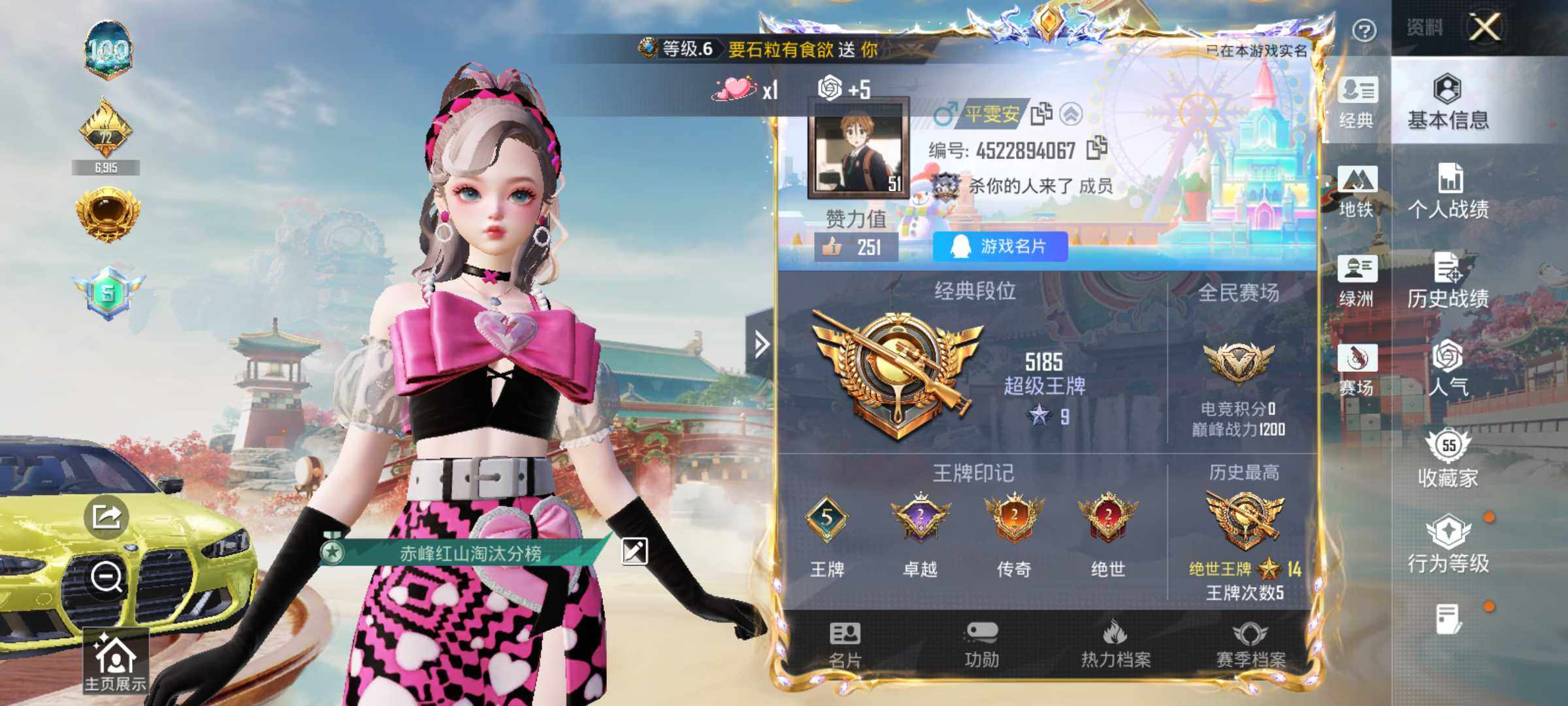 HPLE4135714和平精英账号详情图5 HPLE4135714和平精英账号详情图5