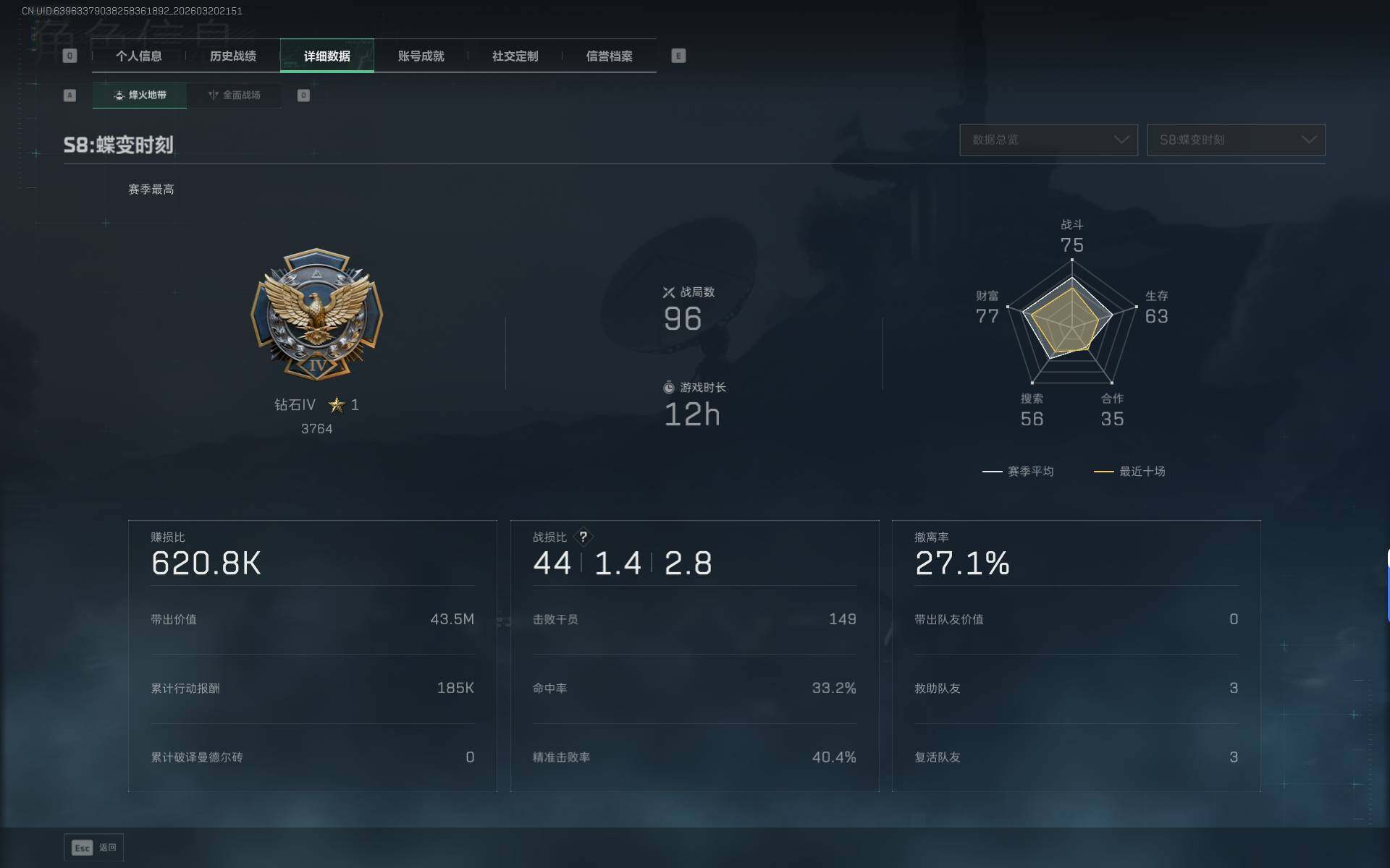 SJZEY474952三角洲行动账号详情图4 SJZEY474952三角洲行动账号详情图4