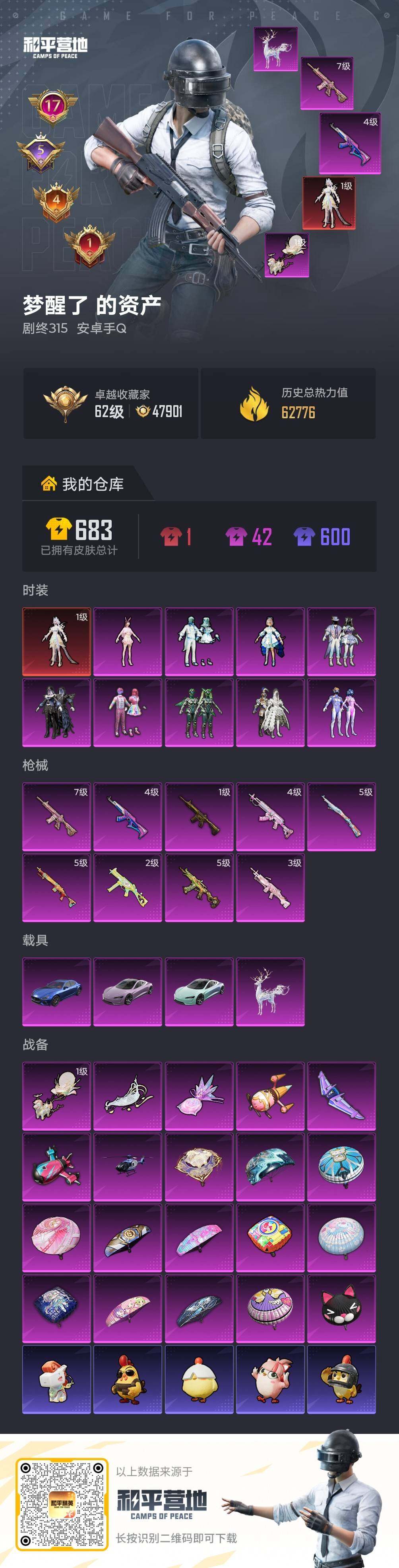 HPLE4137303和平精英账号详情图5 HPLE4137303和平精英账号详情图5