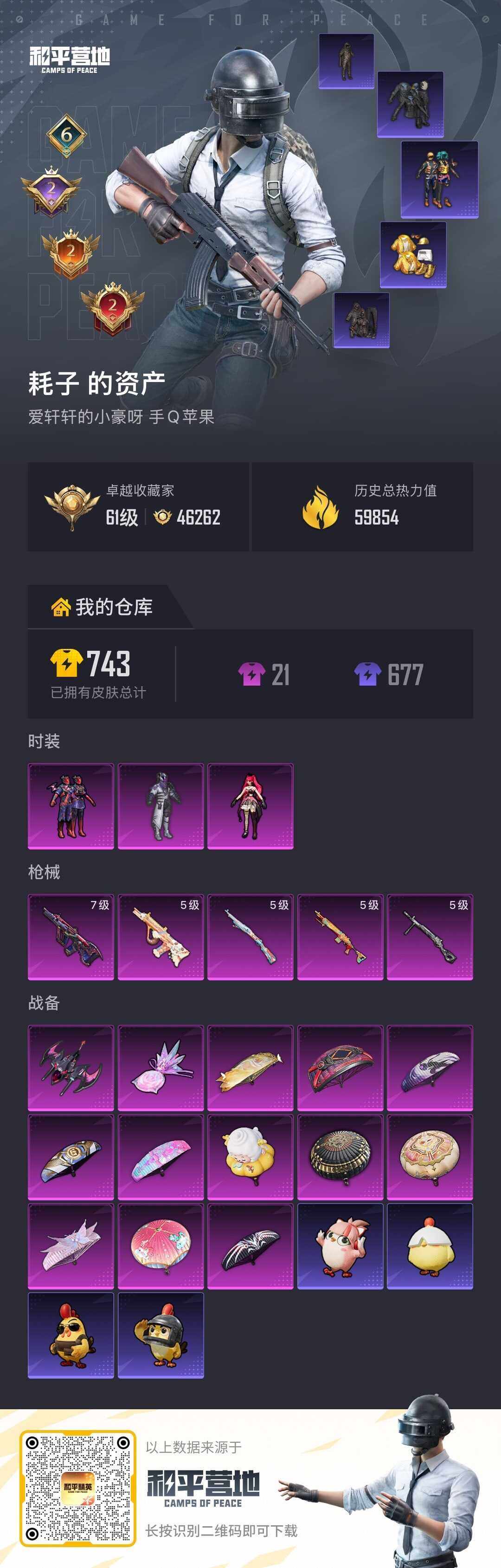 HPQM4139590和平精英账号详情图6