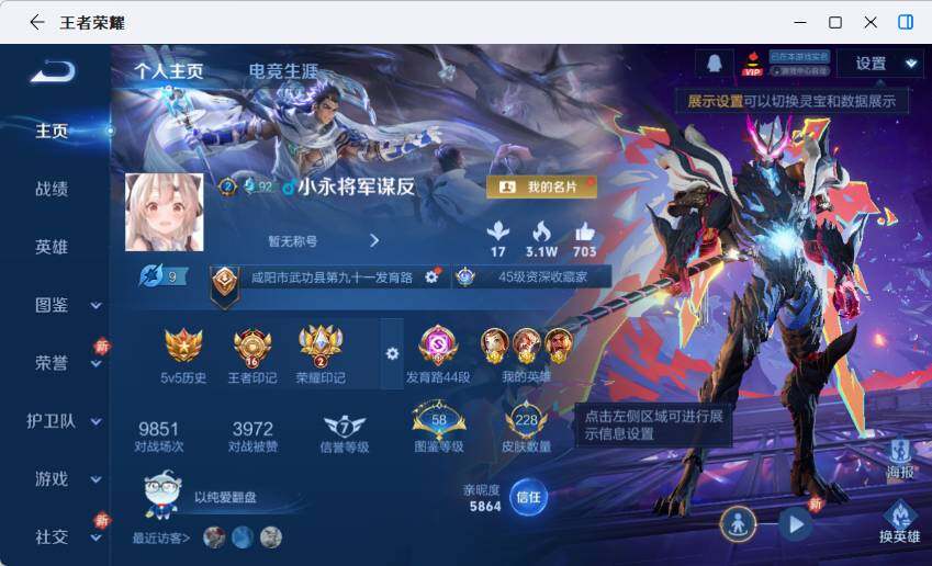 WZLX4245397王者荣耀账号详情图6