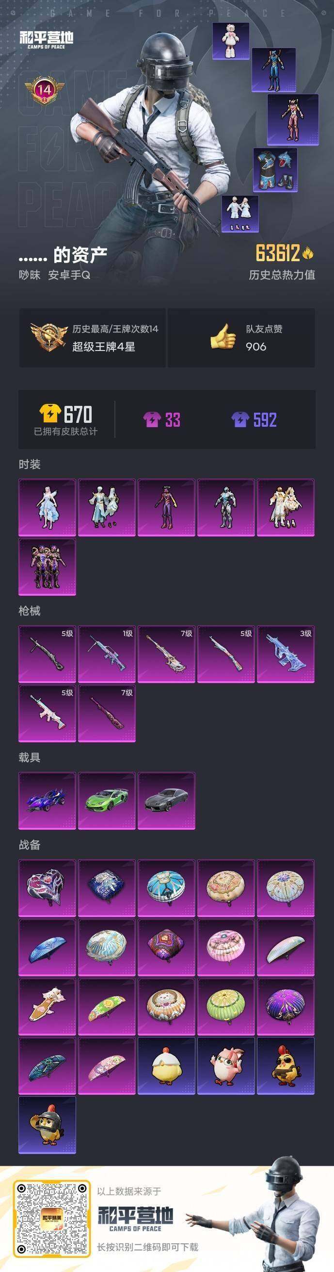 HPQM4139591和平精英账号详情图6