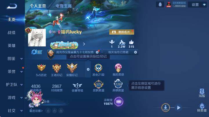 WZLX4244864王者荣耀账号详情图8