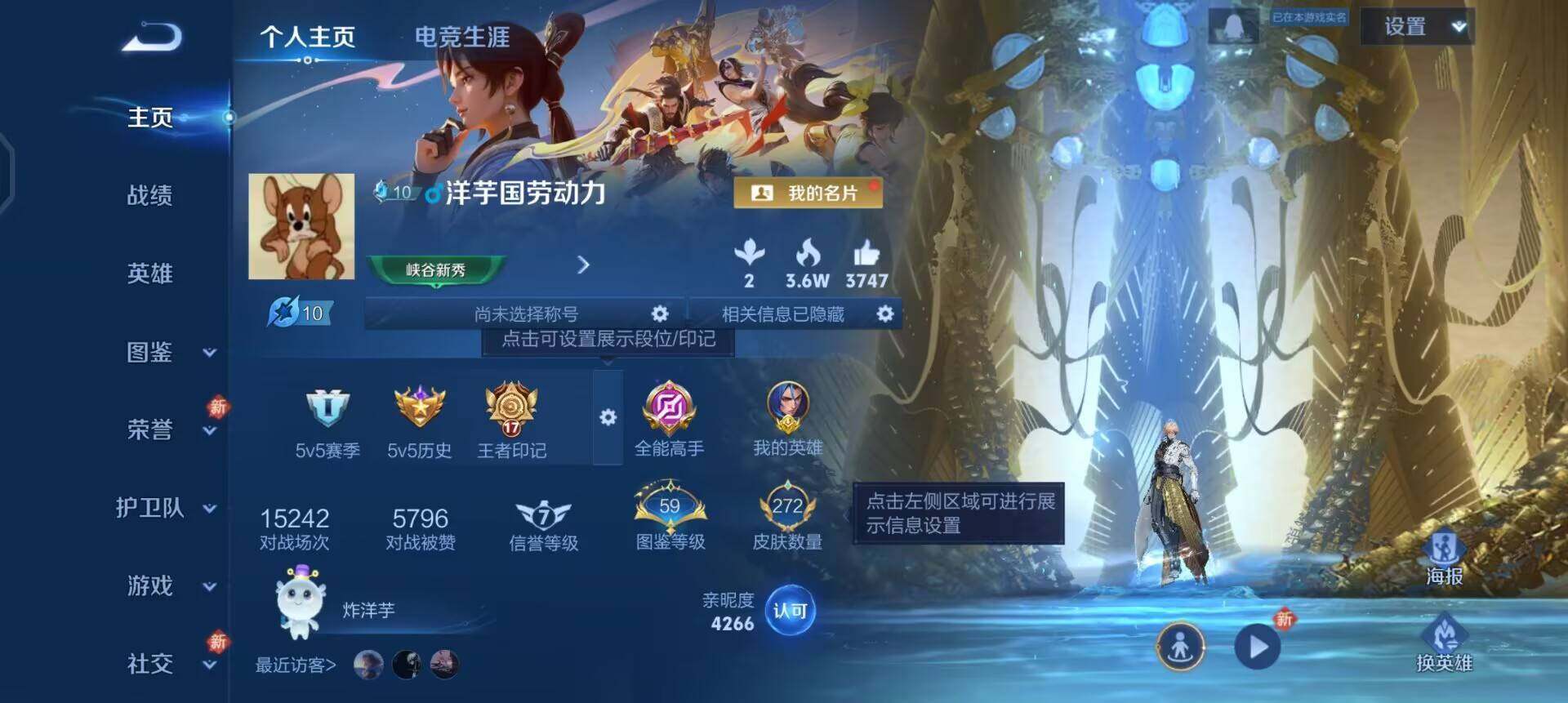 WZLX4245467王者荣耀账号详情图2