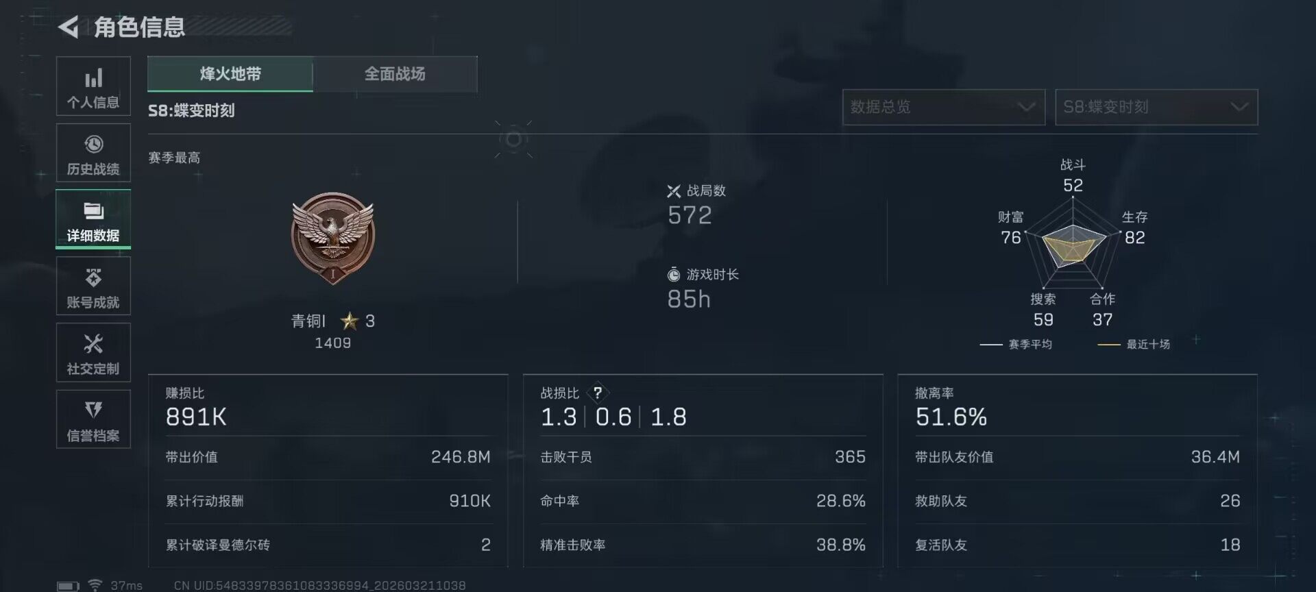 SJZEY475320三角洲行动账号详情图7