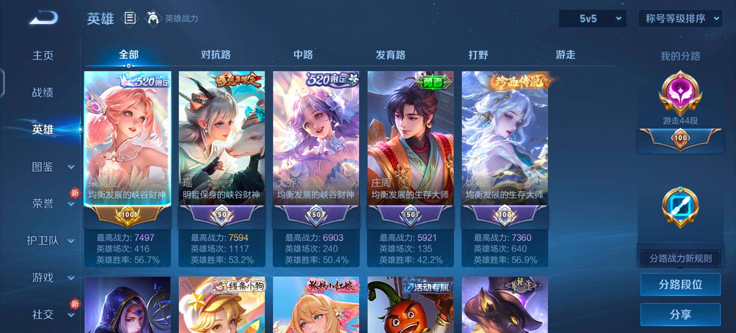 WZLX4247229王者荣耀账号详情图3