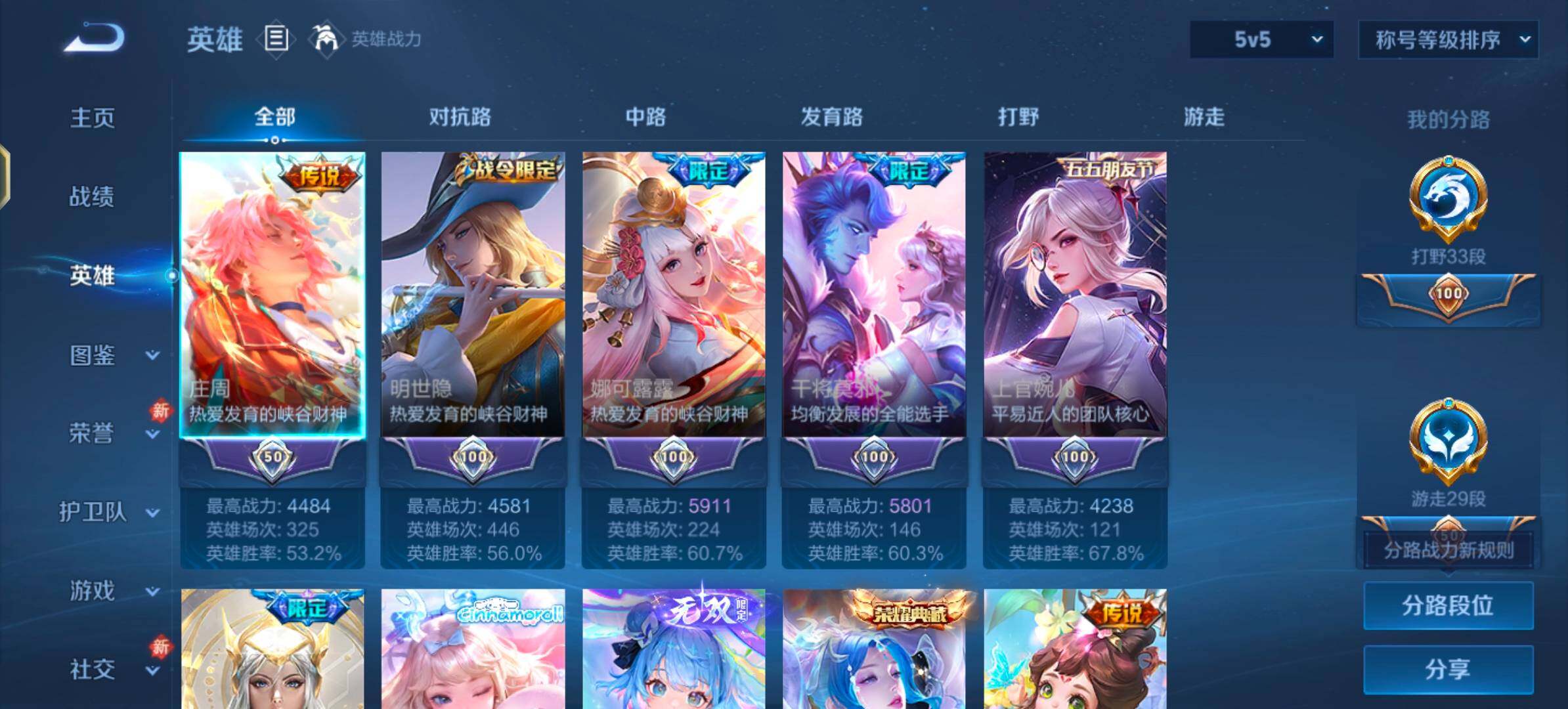 WZLX4247168王者荣耀账号详情图3