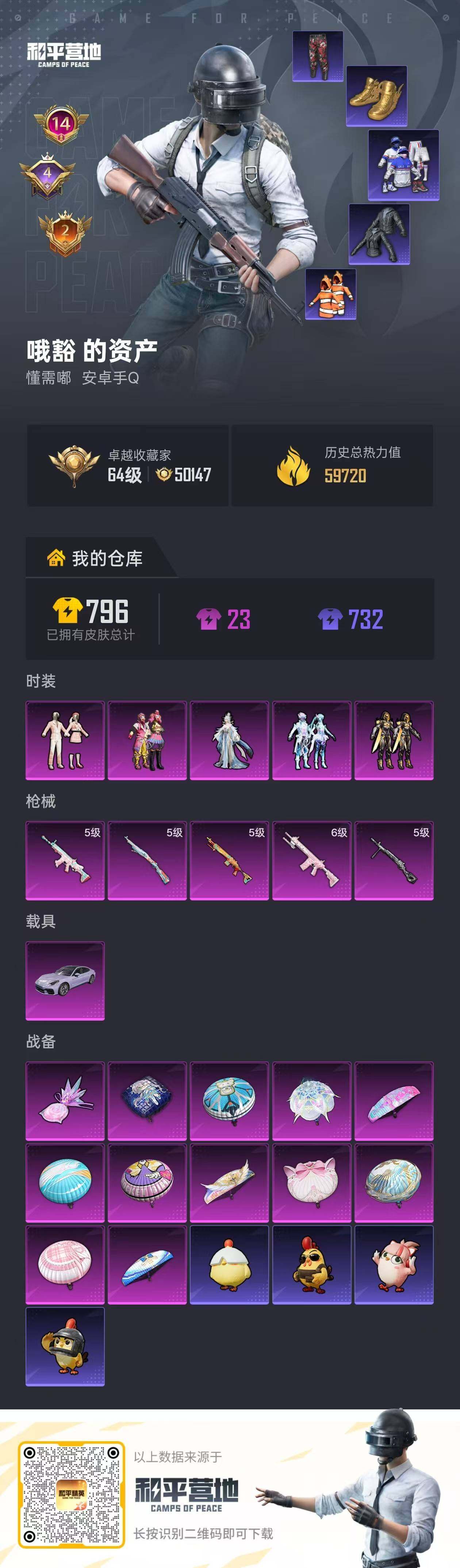 HPQM4139603和平精英账号详情图6