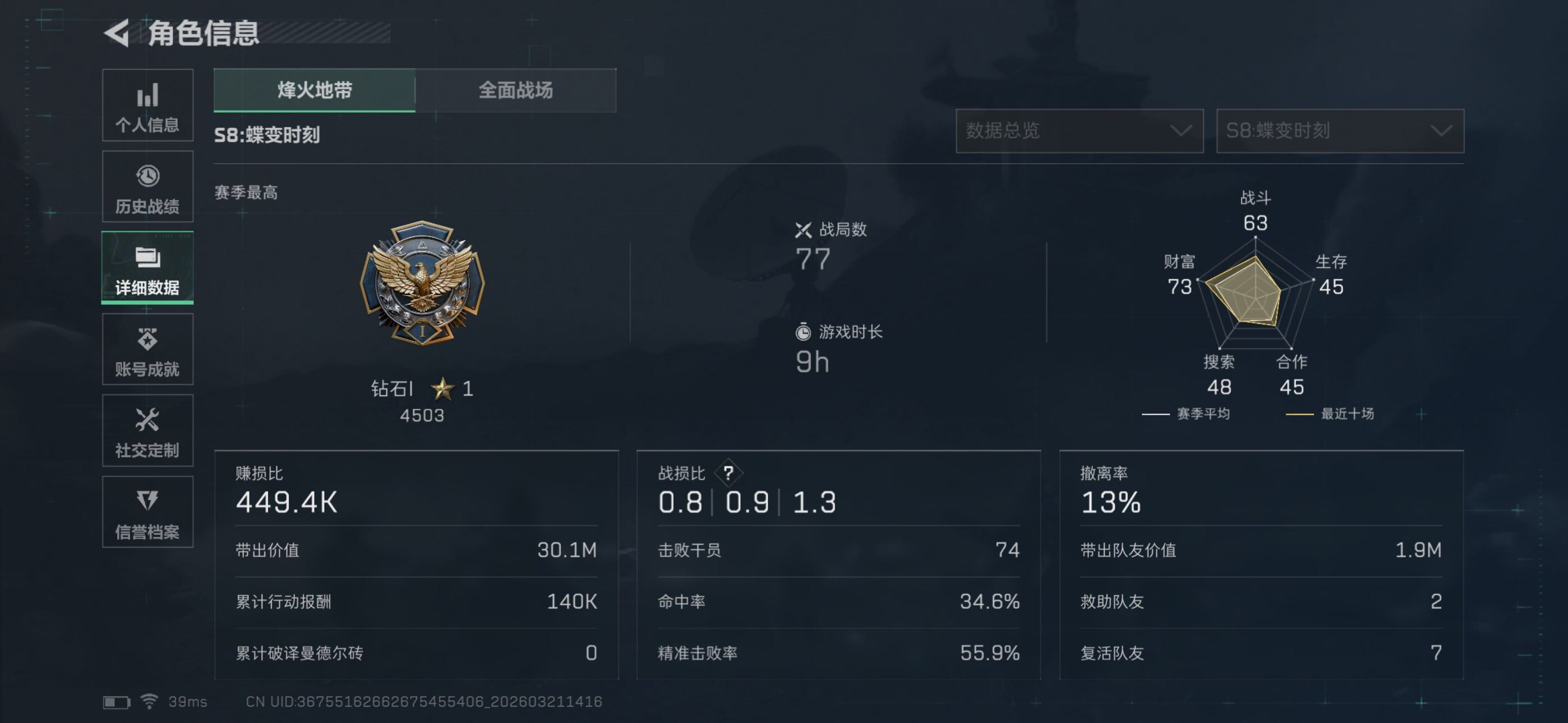 SJZEY475593三角洲行动账号详情图12 SJZEY475593三角洲行动账号详情图12