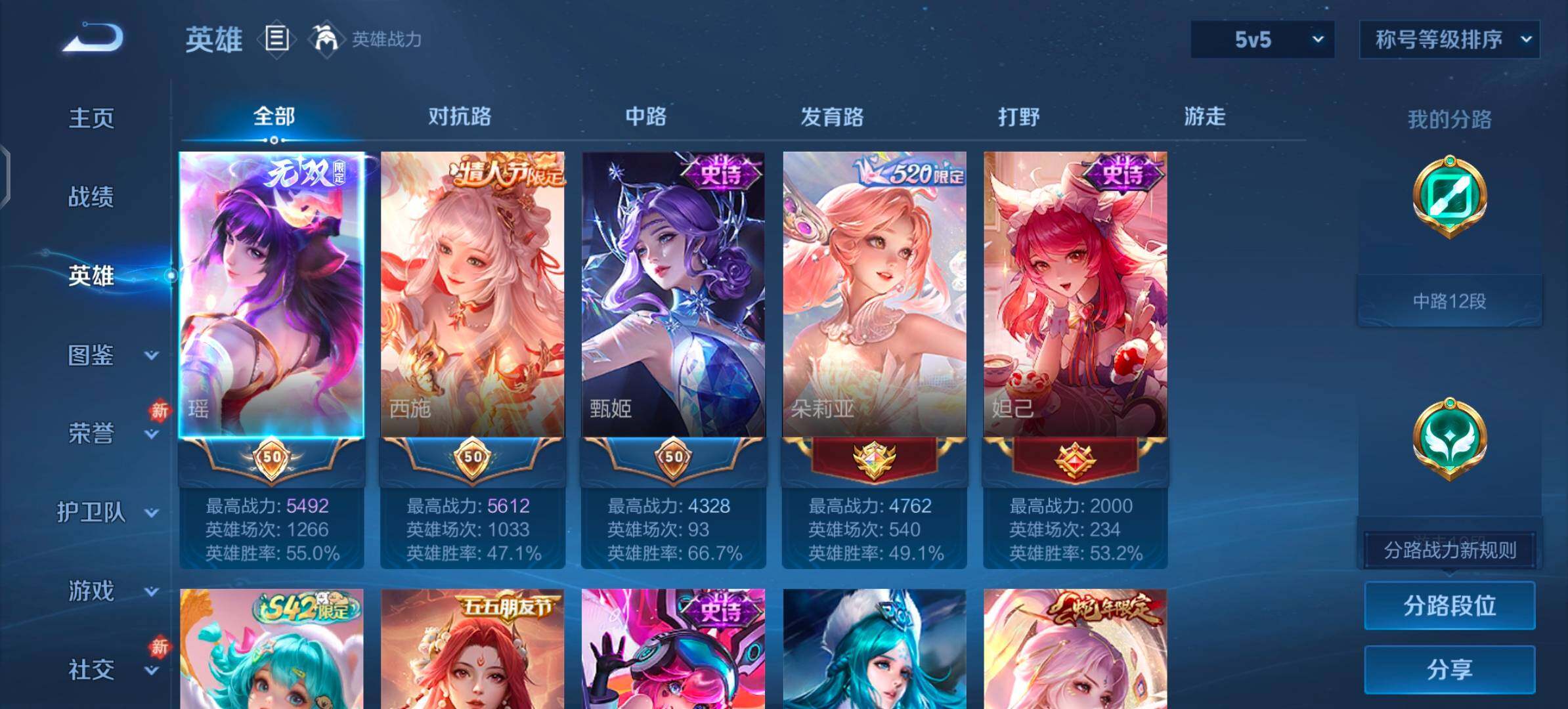 WZLX4245759王者荣耀账号详情图3