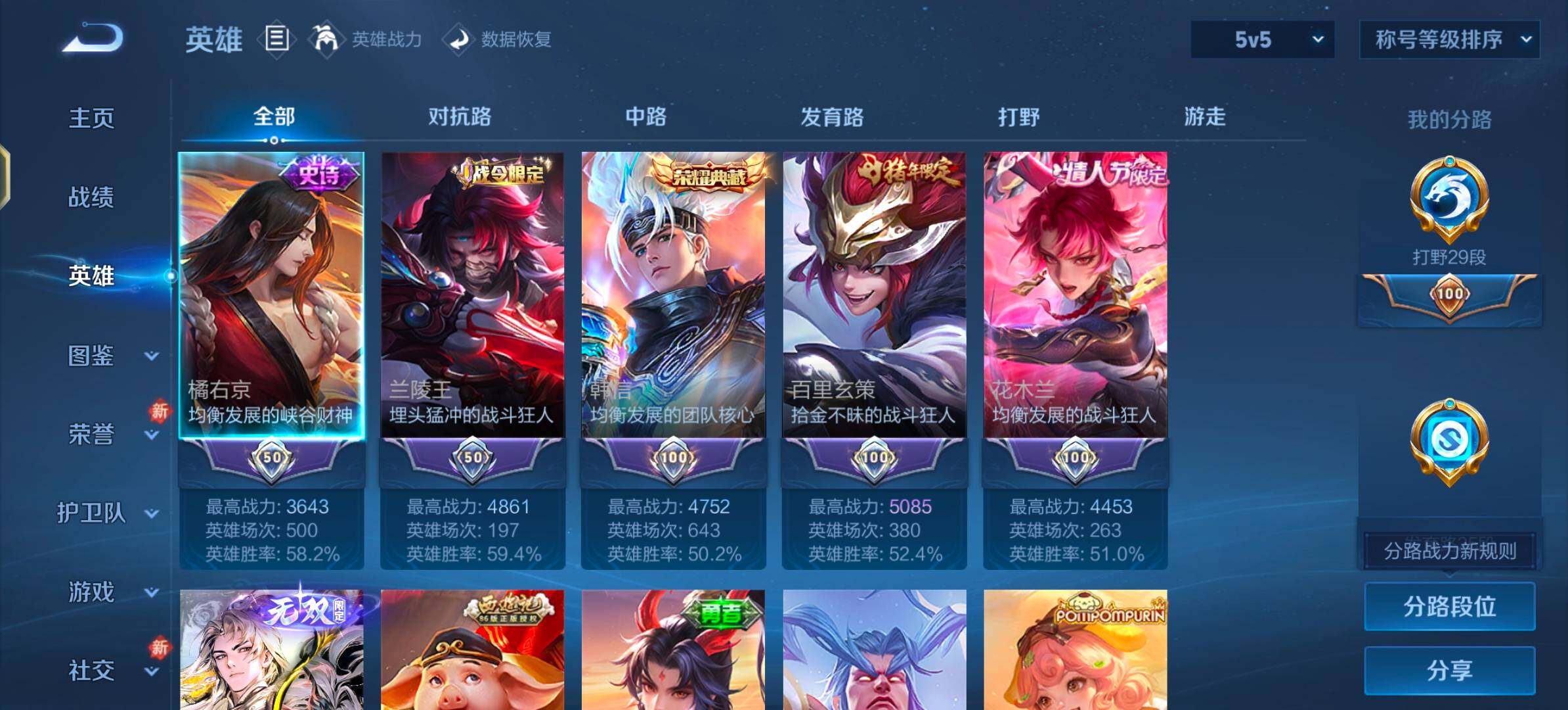 WZLX4247331王者荣耀账号详情图3