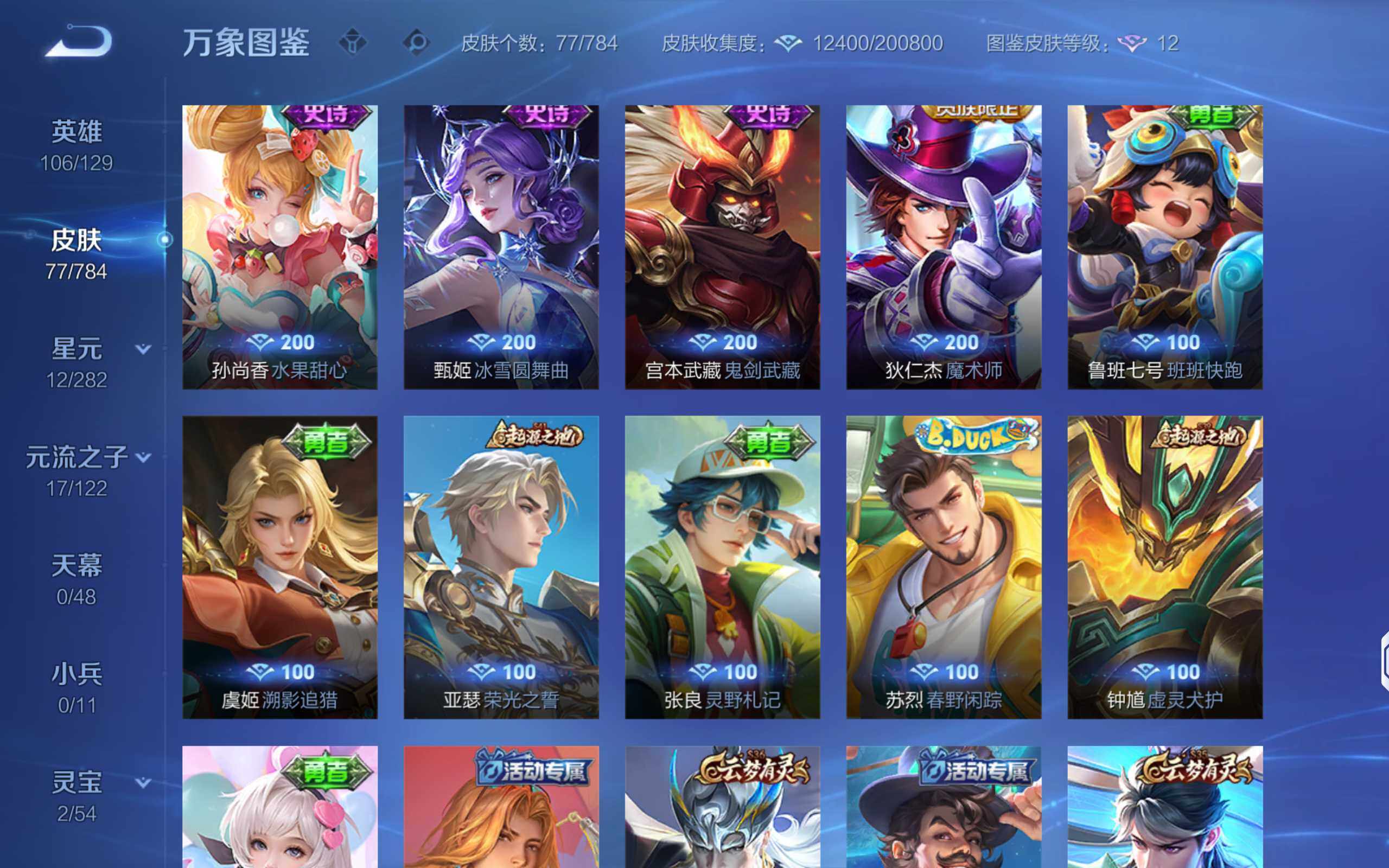 WZLX4247002王者荣耀账号详情图7