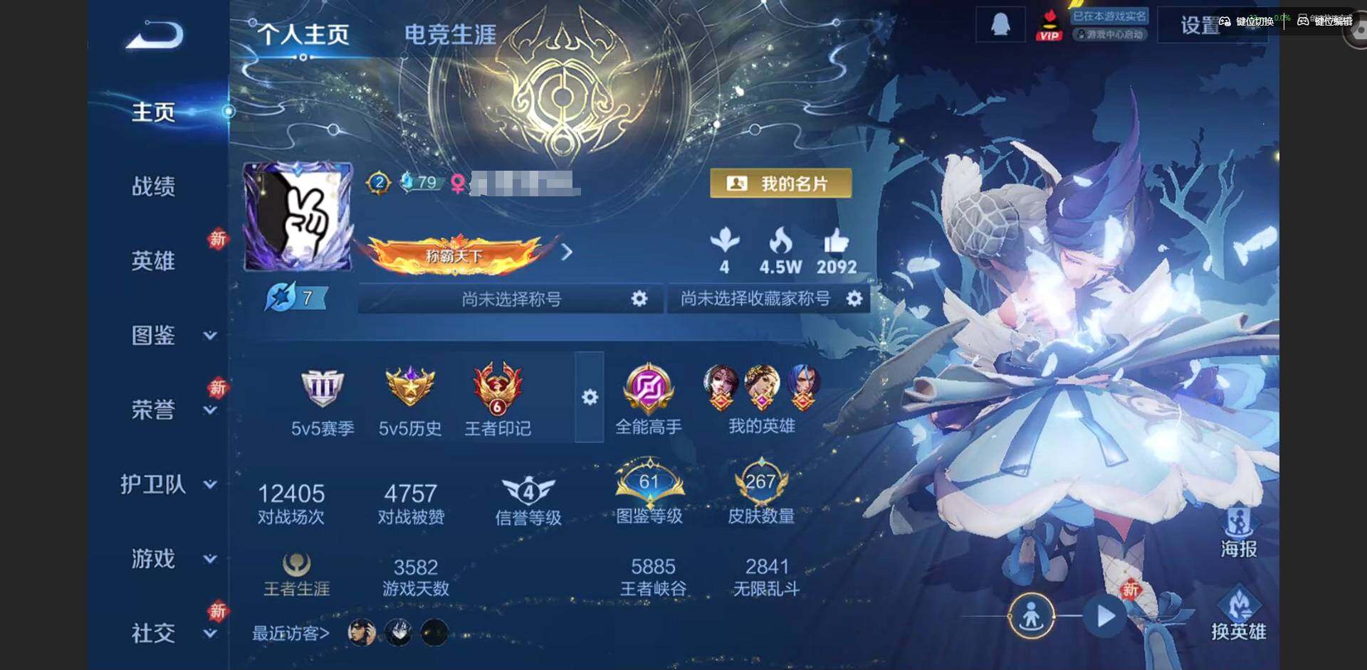 WZQM4249134王者荣耀账号详情图3 WZQM4249134王者荣耀账号详情图3