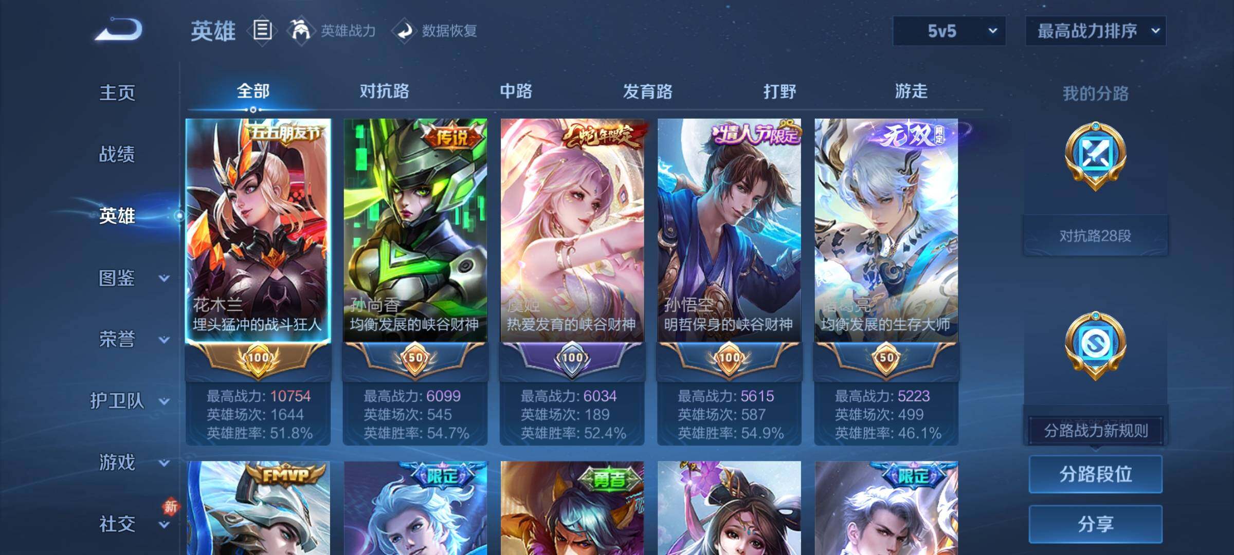 WZDN4245808王者荣耀账号详情图3 WZDN4245808王者荣耀账号详情图3