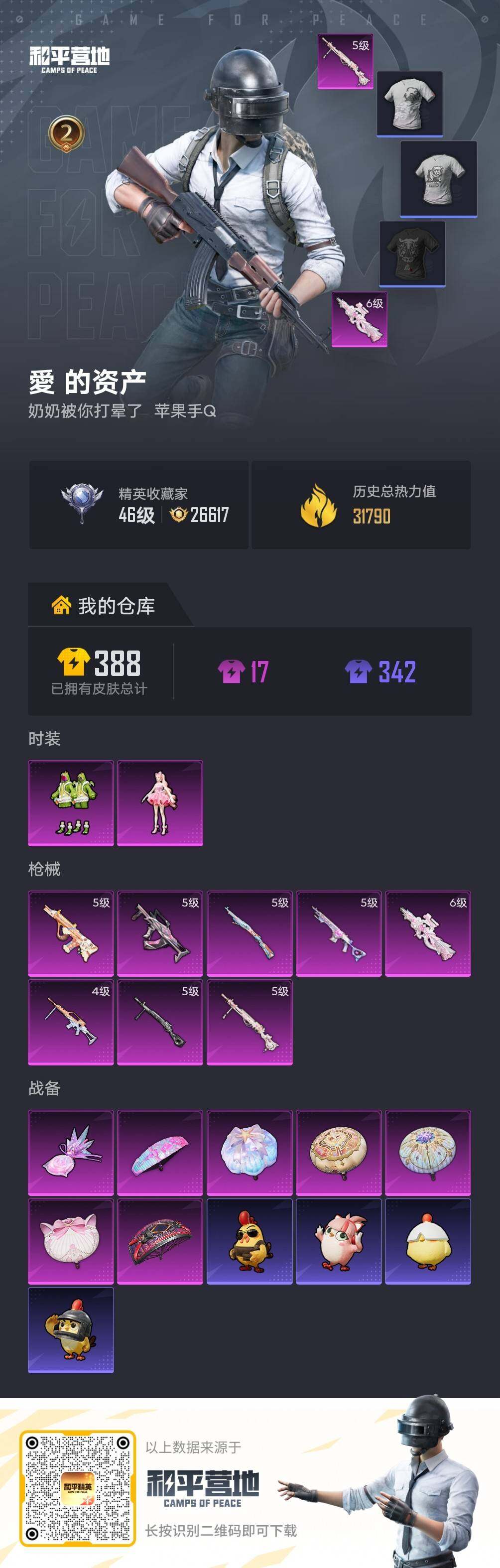 HPLE4137333和平精英账号详情图4 HPLE4137333和平精英账号详情图4