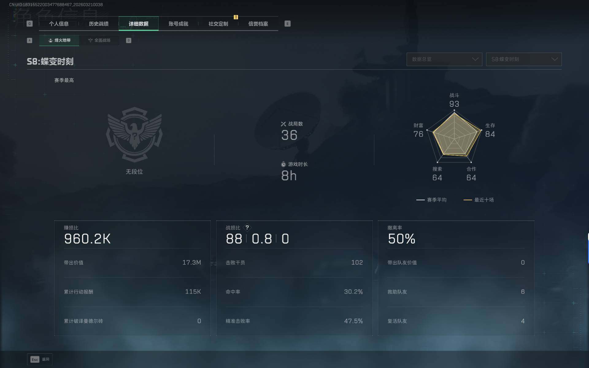 SJZEY475742三角洲行动账号详情图4 SJZEY475742三角洲行动账号详情图4