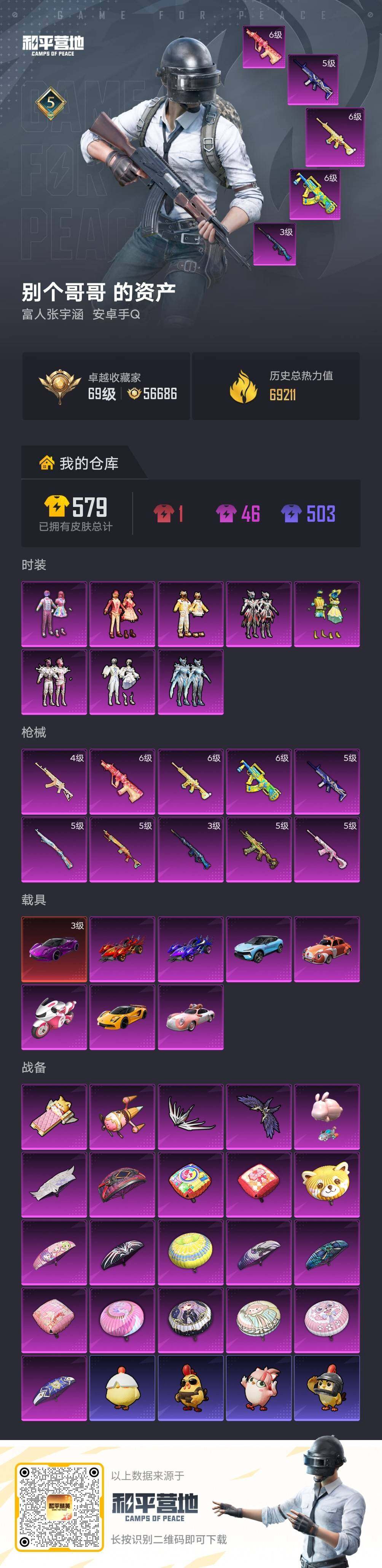 HPLE4137331和平精英账号详情图5