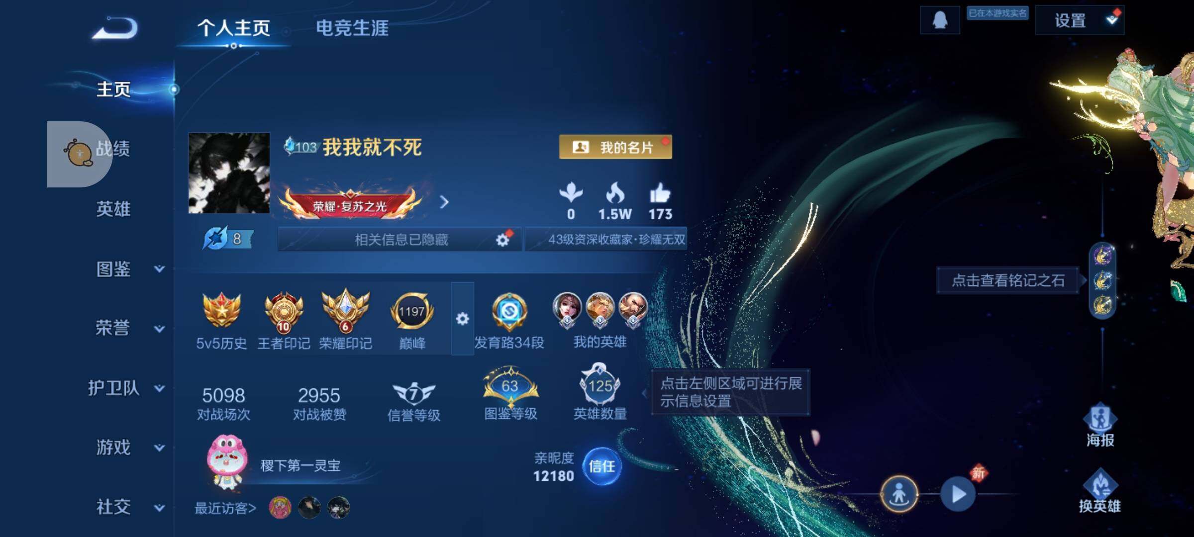 WZLX4246097王者荣耀账号详情图2