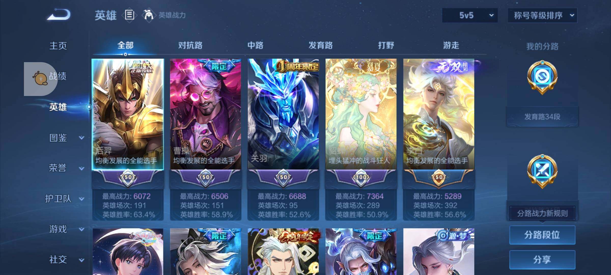 WZLX4246097王者荣耀账号详情图3